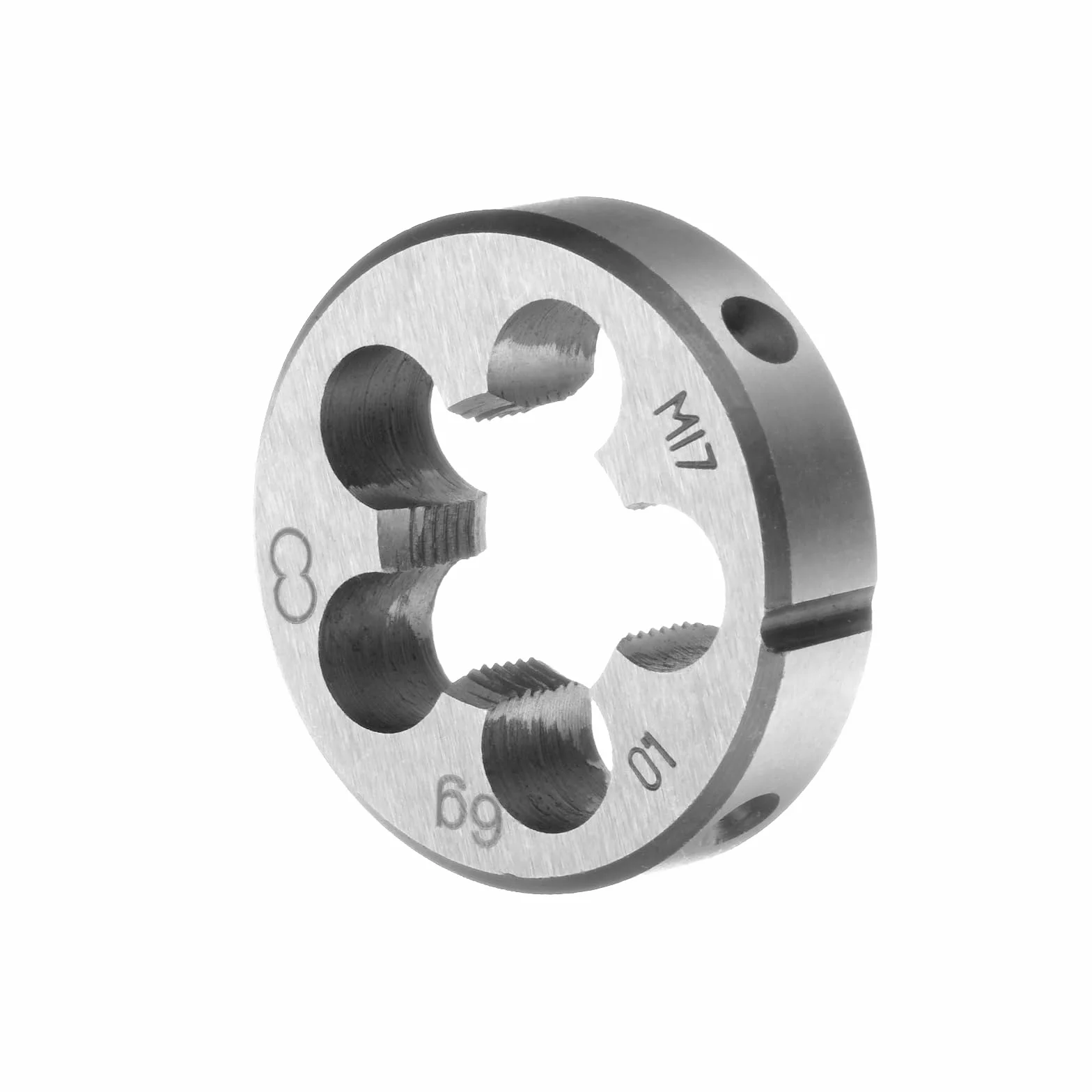 QUARKZMAN Juego de 2 Piezas de Machos y Terrajas, Macho de Rosca Métrica M17 x 1 y Terraja Redonda, Herramienta de Roscado y Roscado para Reparación de Tuercas y Tornillos