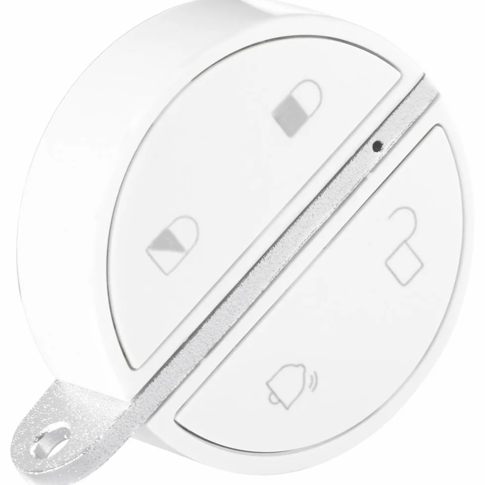 Somfy - Llavero inalámbrico Keyfob, mando bluetooth manos libres para alarma del hogar, blanco