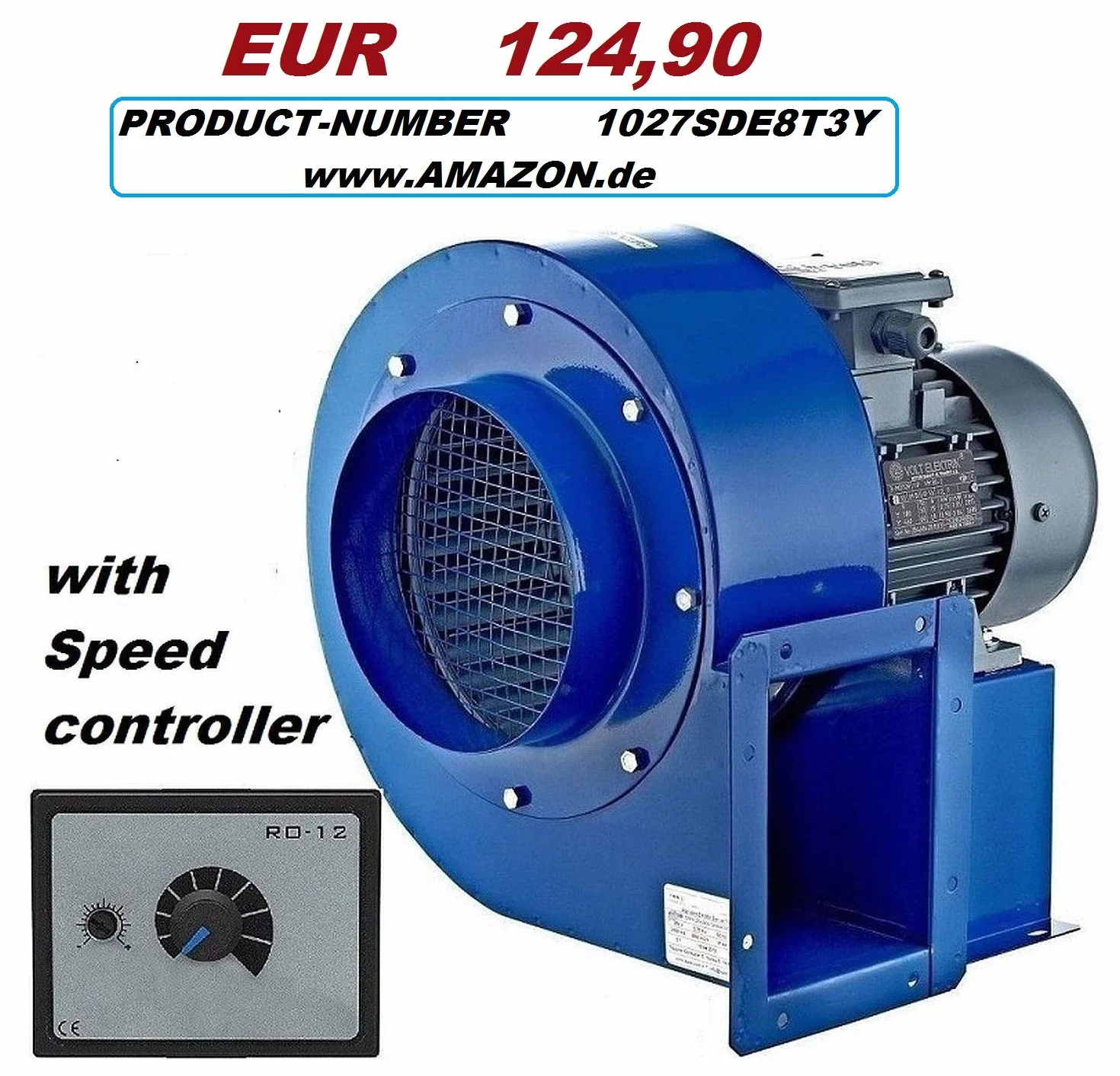 OBR 200T-2K Industrial Radial Radiales Ventilador Ventilación extractor Ventiladores Centrifugo Centrifuge ventilador Fan Fans