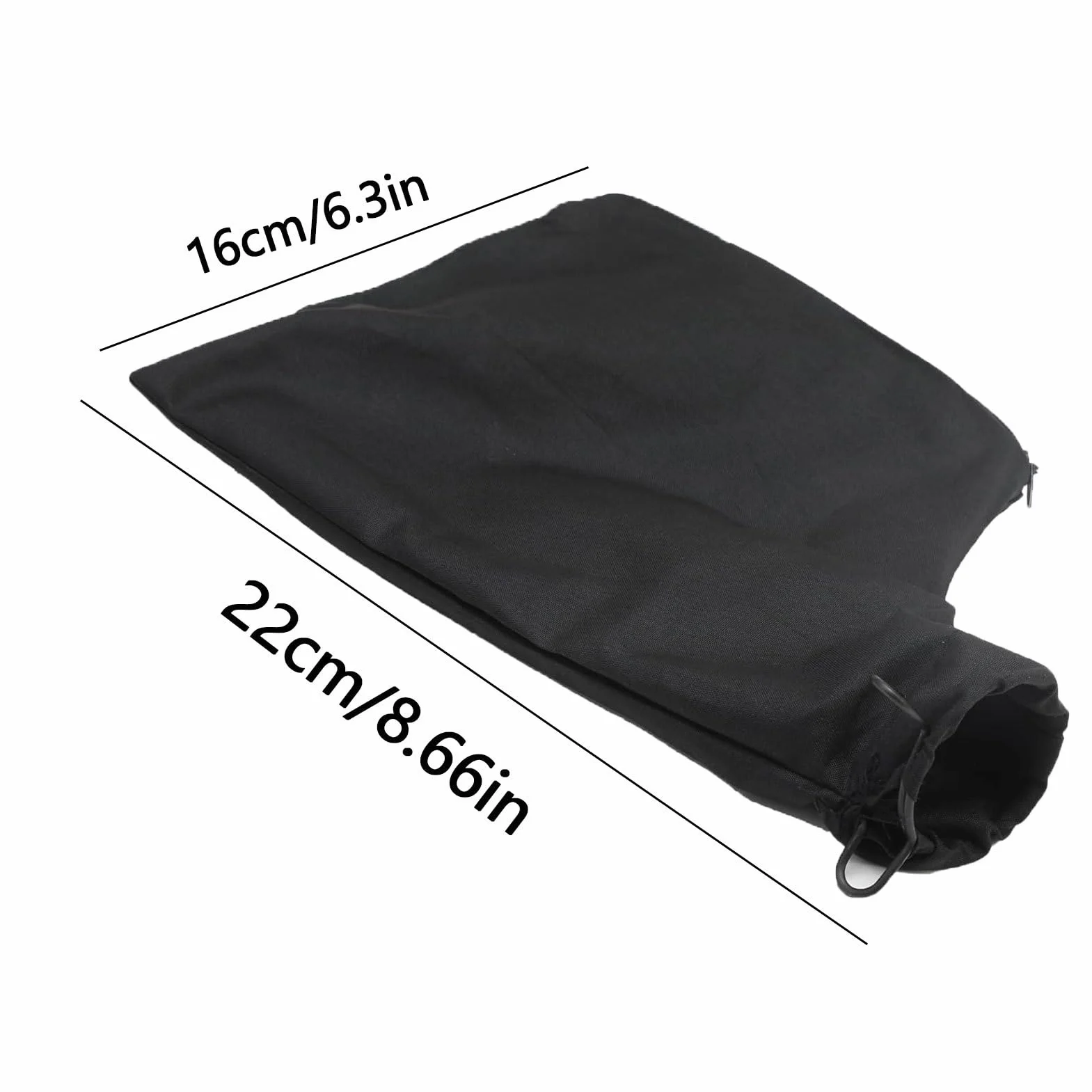 Bolsas Para Aserrín Para Sierra De Inglete, Bolsas De Polvo Para Sierras De Mesa, Bolsas Para Lijadoras, Negra Con Cremallera Para Modelo 225