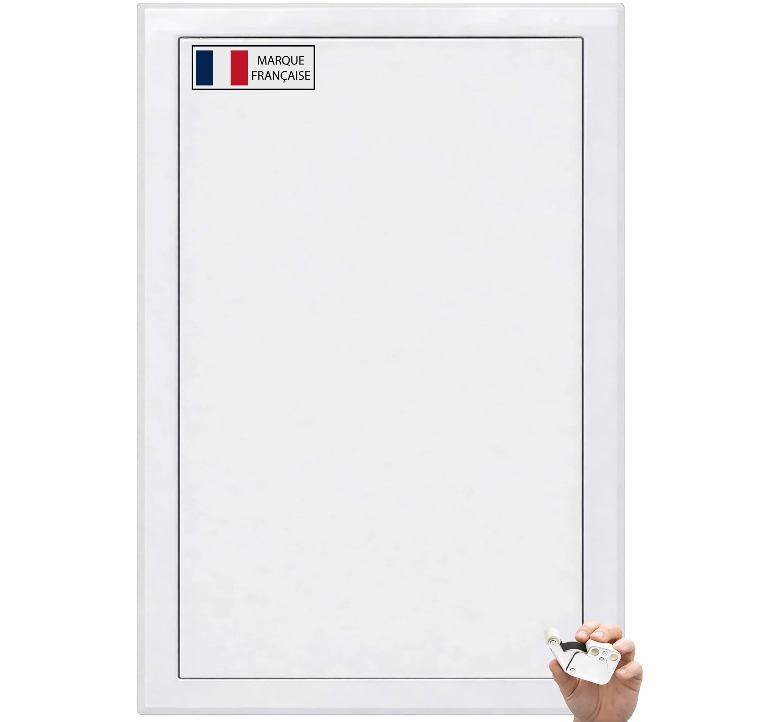 Puerta de Inspección 300X500 mm Acero Blanco Cierre a Presión Bloqueo Panel Acceso Techo Pared