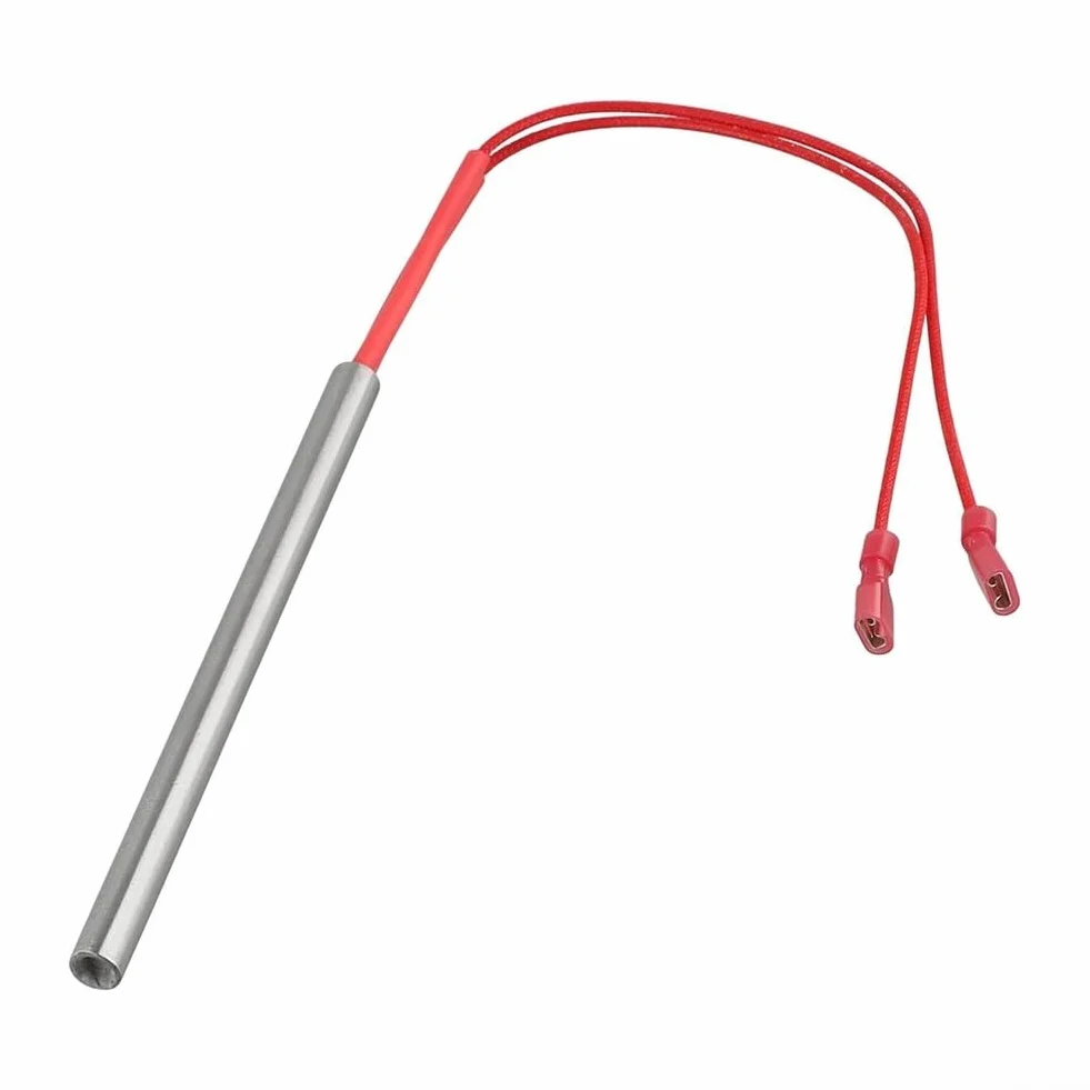 Barra de encendido de estufa de pellets de acero inoxidable de 300 W, 230 V, 9,5 mm de diámetro, 150 mm de longitud para modelos P6 P9 P12, pieza de calefacción eficiente