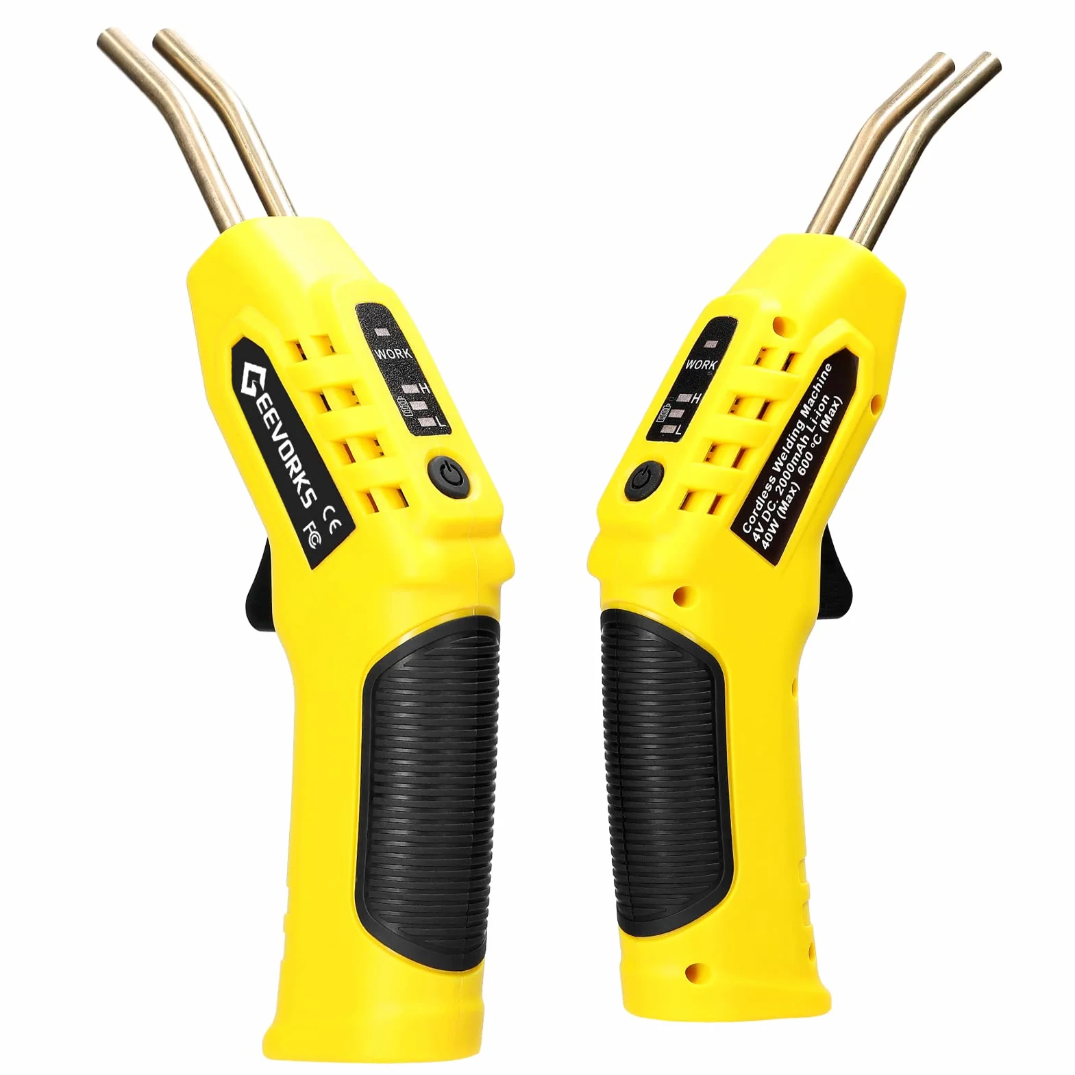 Soldadora Plastico de Batería 30W Grapas Soldadura Plástico Inalámbrico Portátil, Grapadora en Caliente de Corte Térmico, Pistola Soldar Plastico con 4 Cajas de Grapas y Alicate para Coches