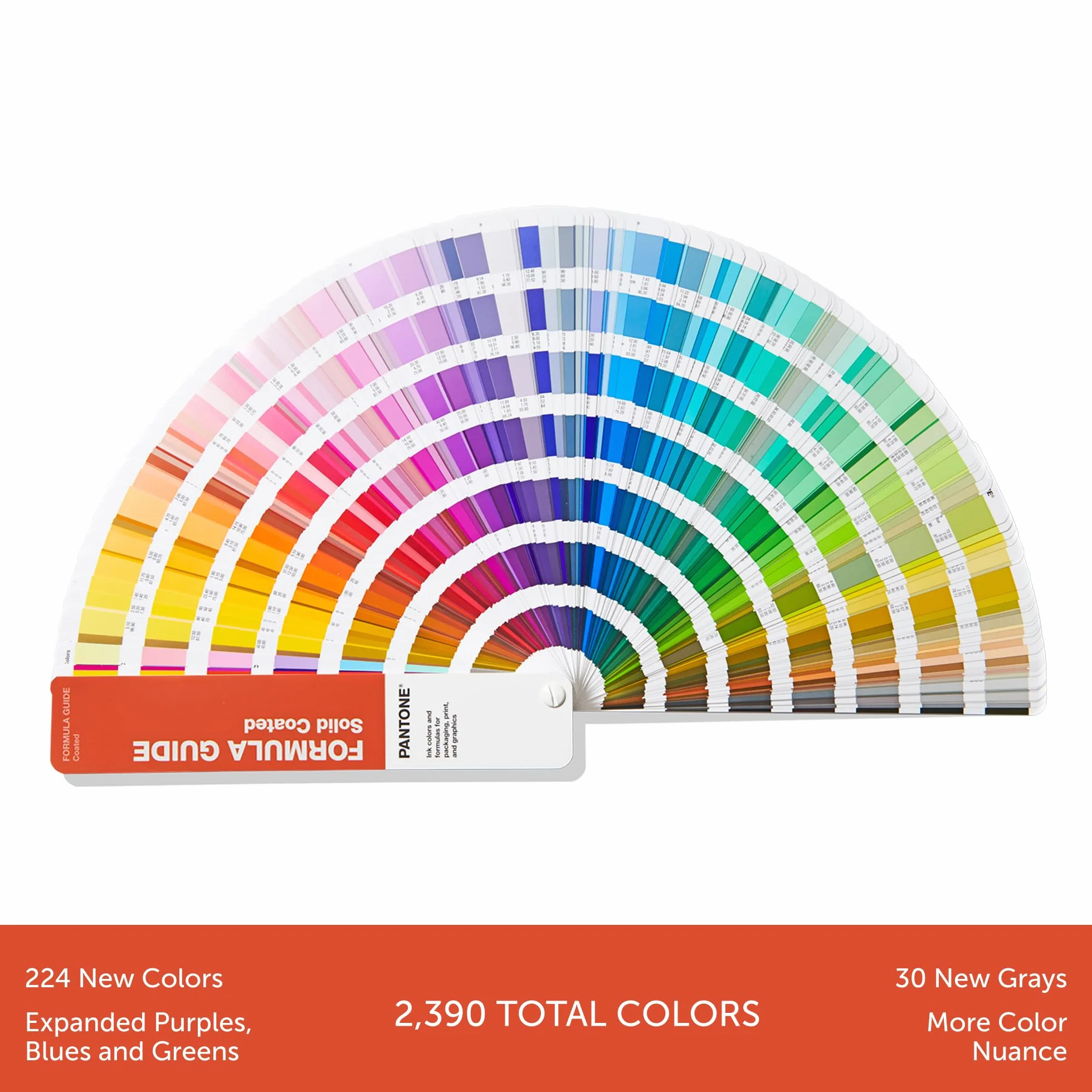 Pantone Guía GP1601B de la edición 2022 con revestimiento y sin revestimiento, multicolor