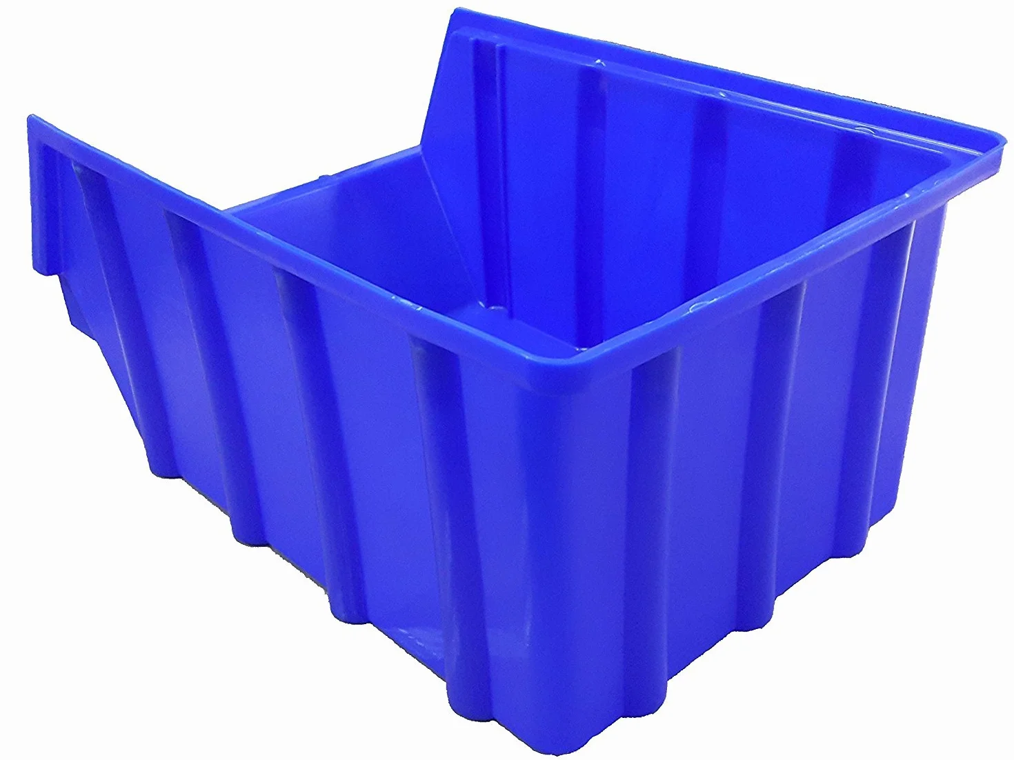 15 unidades Cajas – Azul – Tamaño 4 (222 x 340 x 157 mm) – Apilable/Visión estante de caja/caja/caja de almacenamiento