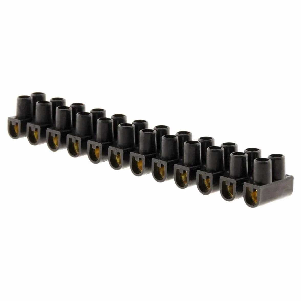 Barras de 12 soportes 6 mm² negro Zenitech