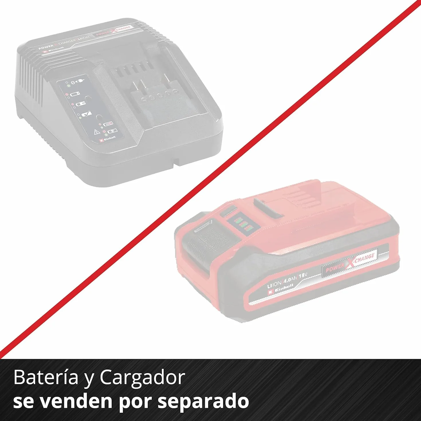Einhell Sierra de calar a batería - TC-JS 18 Li - Solo Power X-Change. Litio-Ion, 18 V, incl. hoja de sierra de calidad KWB para madera, carrera pendular conmutable. No incluye cargador ni batería