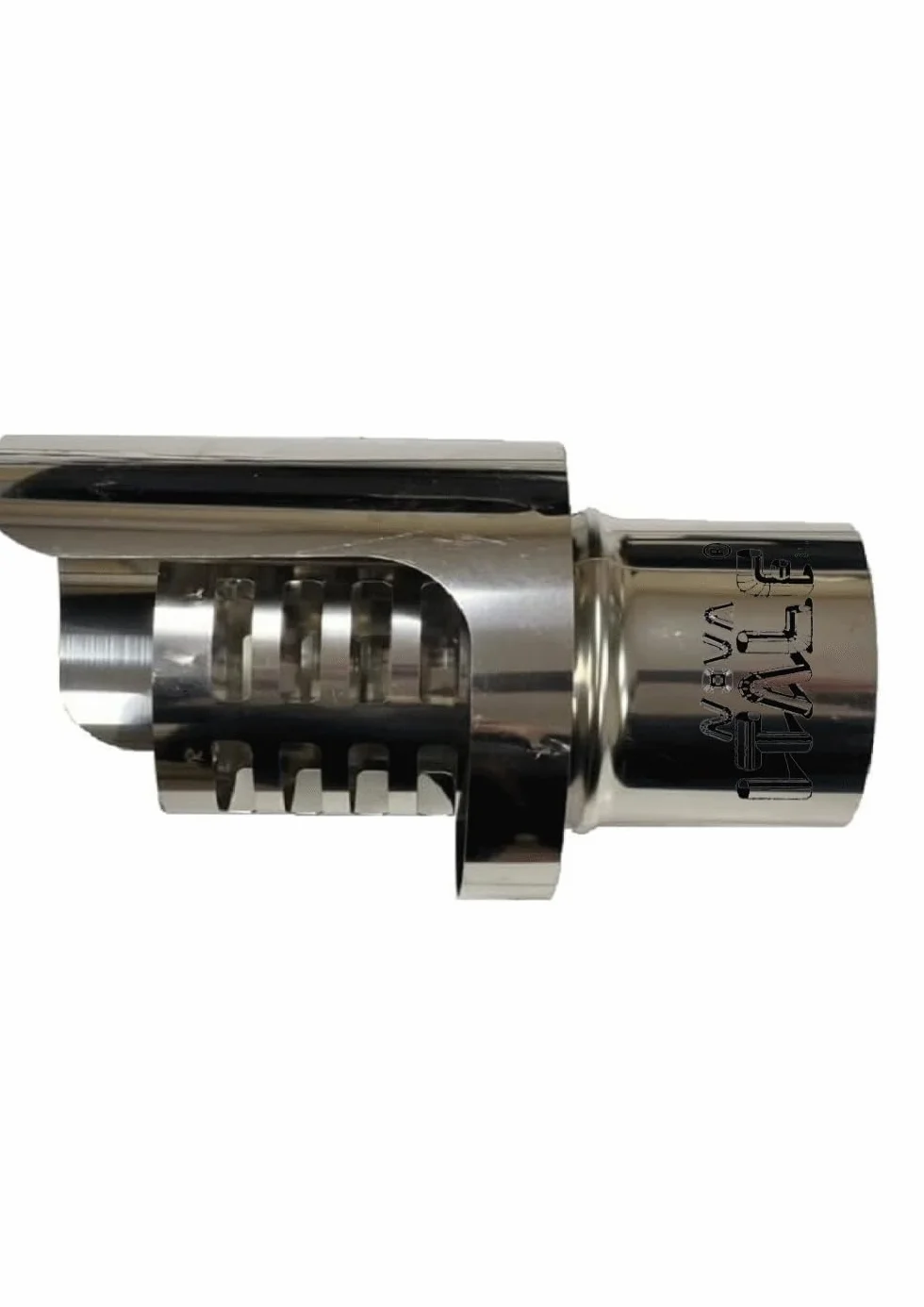 Terminal de fumar gránulos conexión M macho chimenea de acero inoxidable (D 100mm)