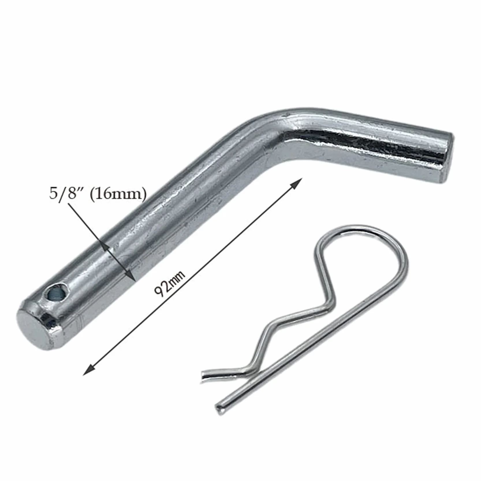 Pasador y de Enganche de Remolque Enganche de Remolque de 5/8 Pulgadas de Diámetro para Soporte de Bola de Enganche Receptor de 2 Pulgadas de Diámetro