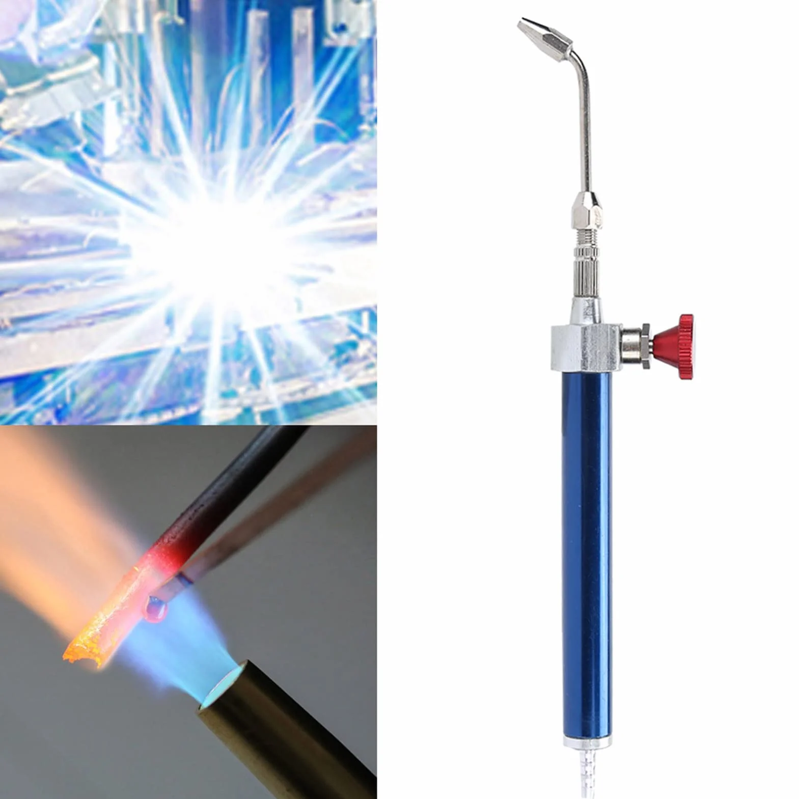 Reguladores de kit de micro antorcha EVTSCAN, mini antorcha de oxígeno de agua para soldar joyería para el procesamiento de fabricación de joyas