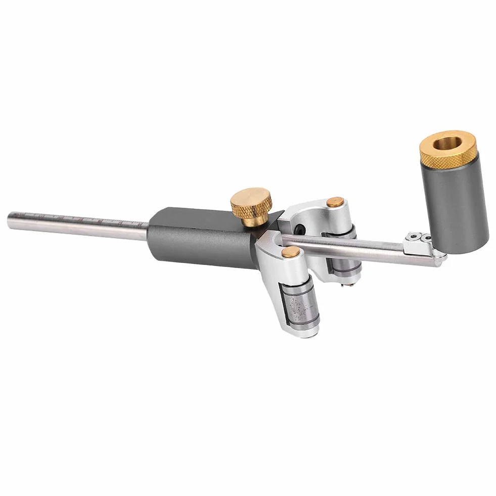 Herramienta de Trazado Lineal Para Madera, Regla de Trazado Métrica con Guía Paralela, Herramienta Multifuncional Para Marcado Y Dibujo En Carpintería Ideal Para Corte Preciso