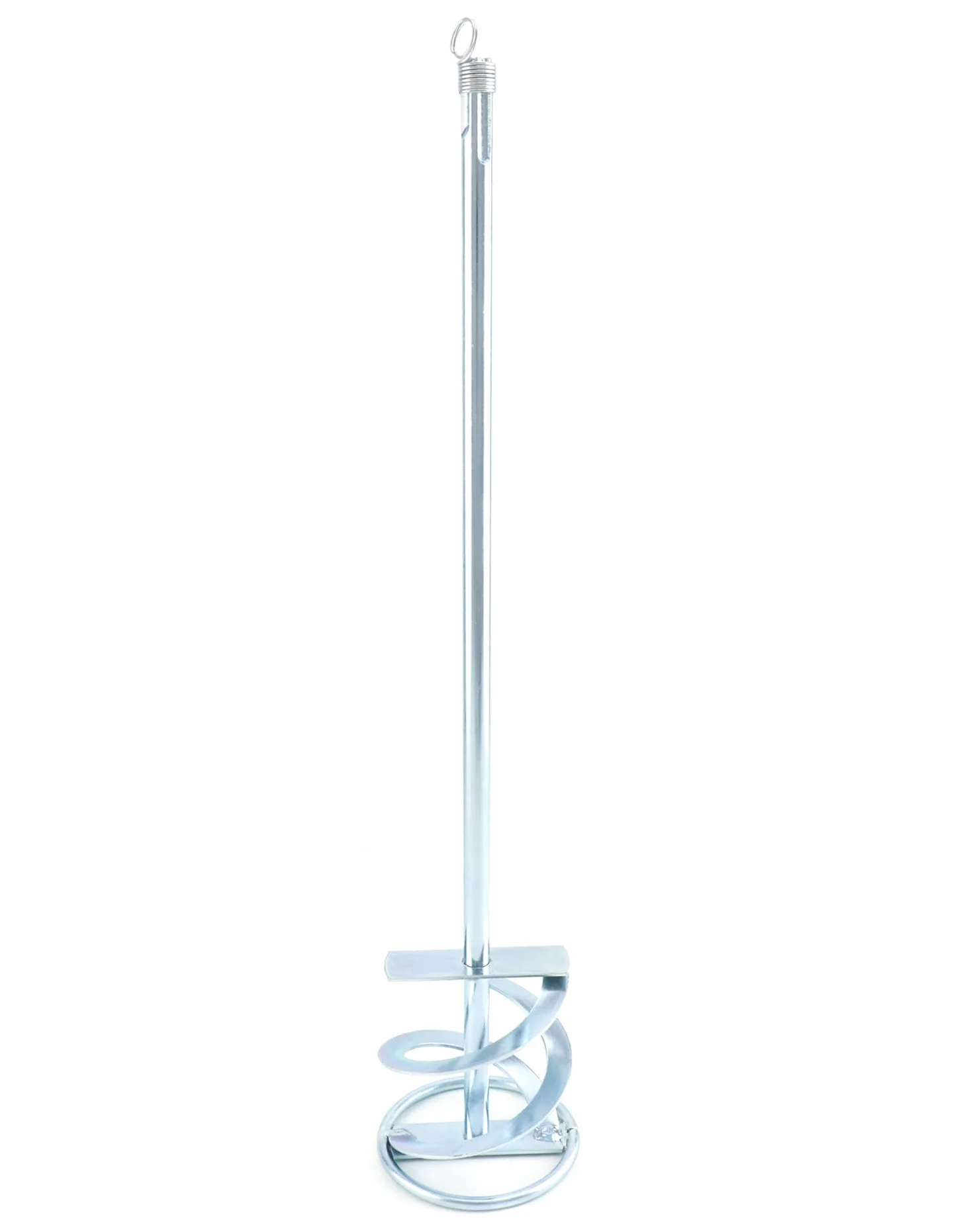 QWORK® cesta de mezcla de mortero, mezclador de mortero, rosca SDS, varilla mezcladora taladro, para adhesivos, batidor de pintura, cemento, hormigón, 80 mm x 400 mm