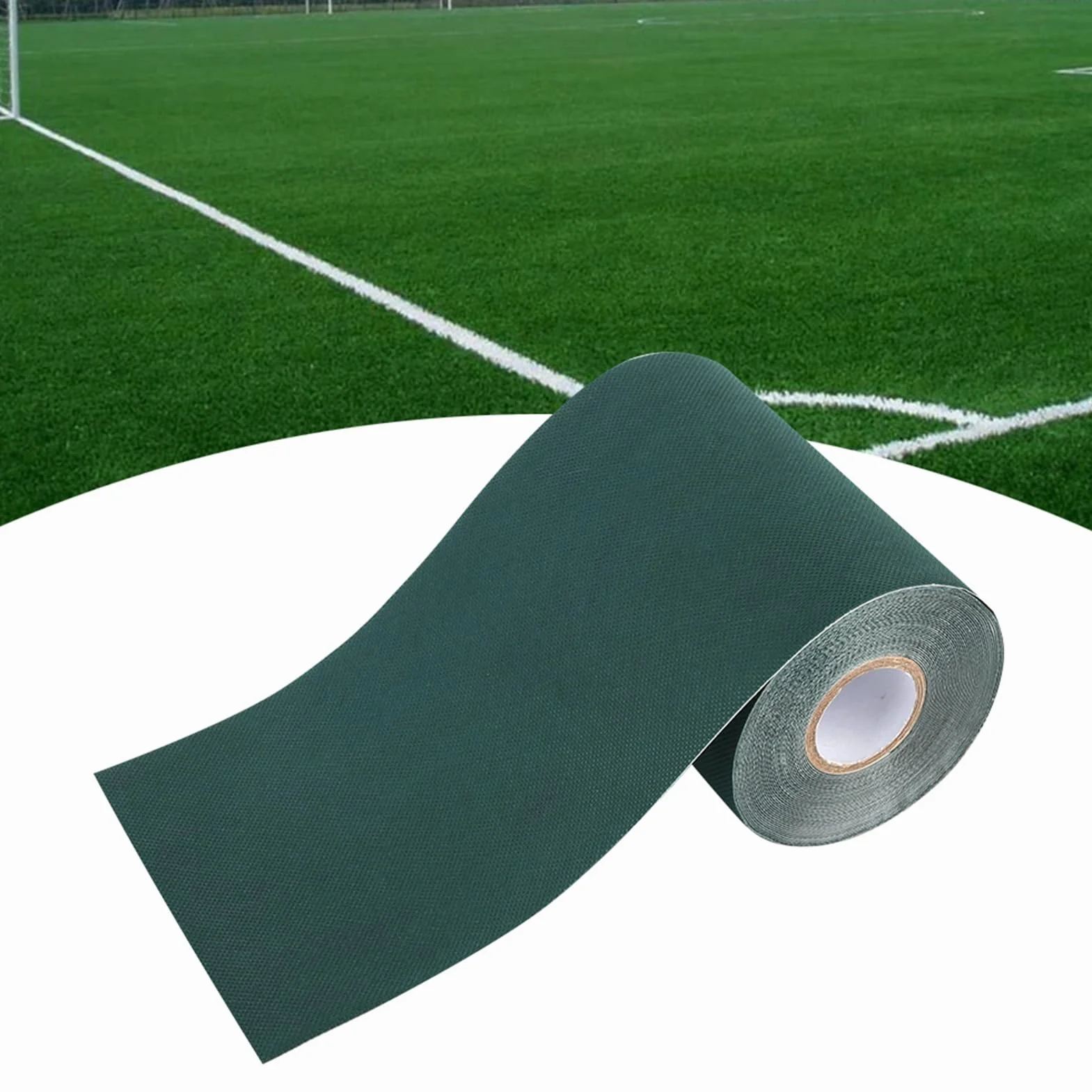 Cinta Adhesiva para Césped Artificial, 10M x 15cm, Autoadhesiva Resistente para Unión de Suelo de Jardín Exterior