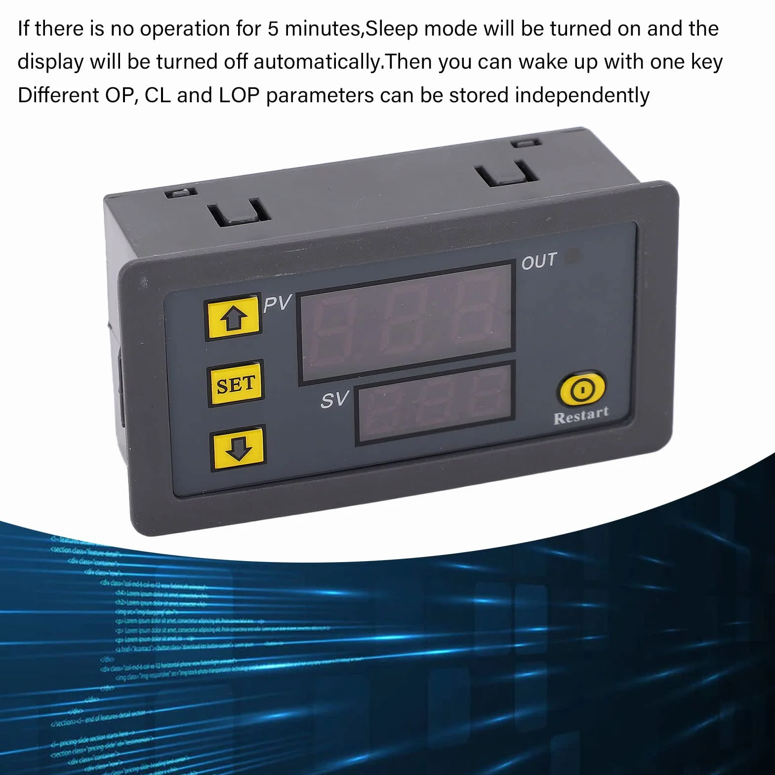 Relé de temporizador digital módulo de interruptor de temporizador normalmente abierto con pantalla digital para una potencia de control inteligente (AC110V-220V)