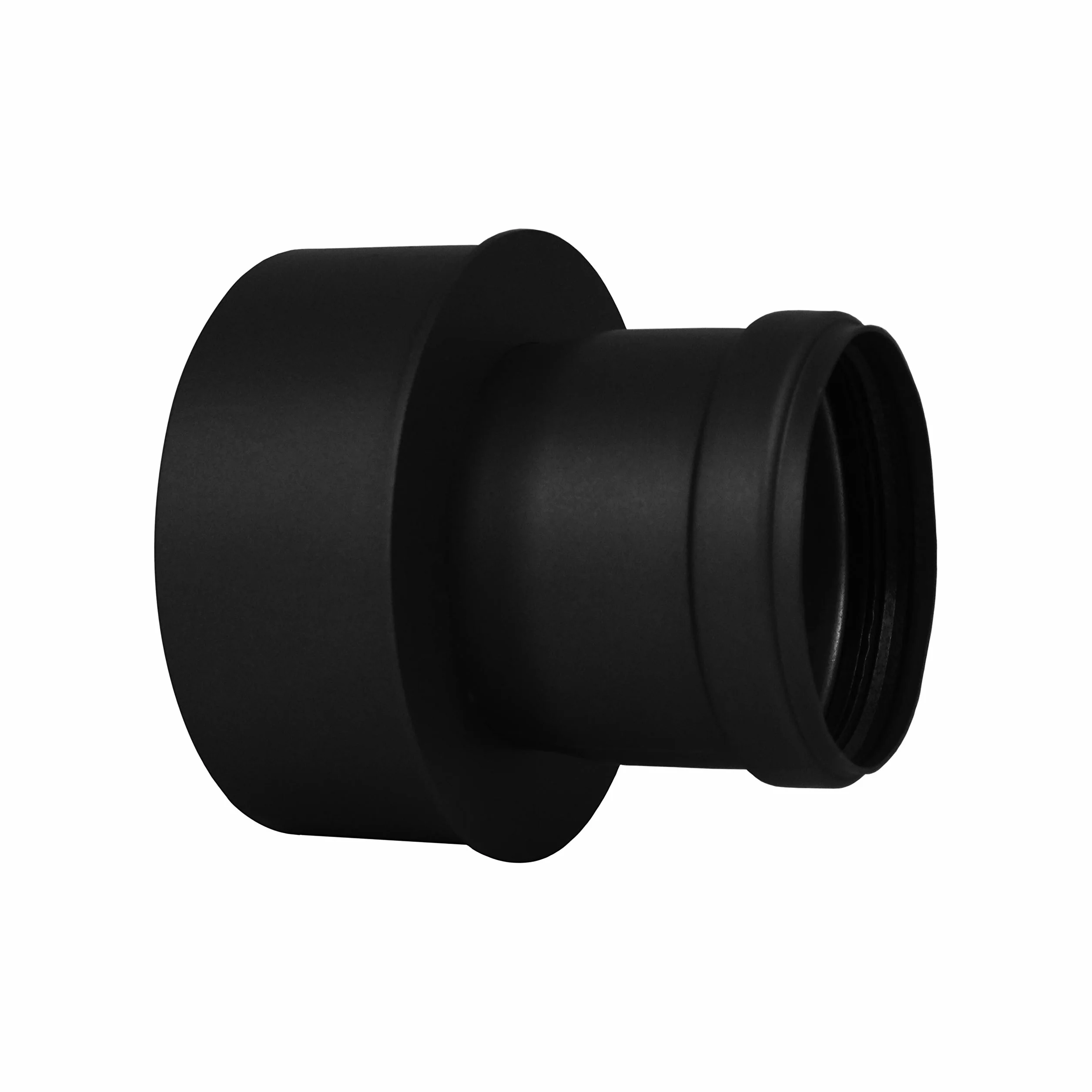 LANZZAS Tubo de pellets de 80 mm de diámetro a 120 mm de diámetro en color negro