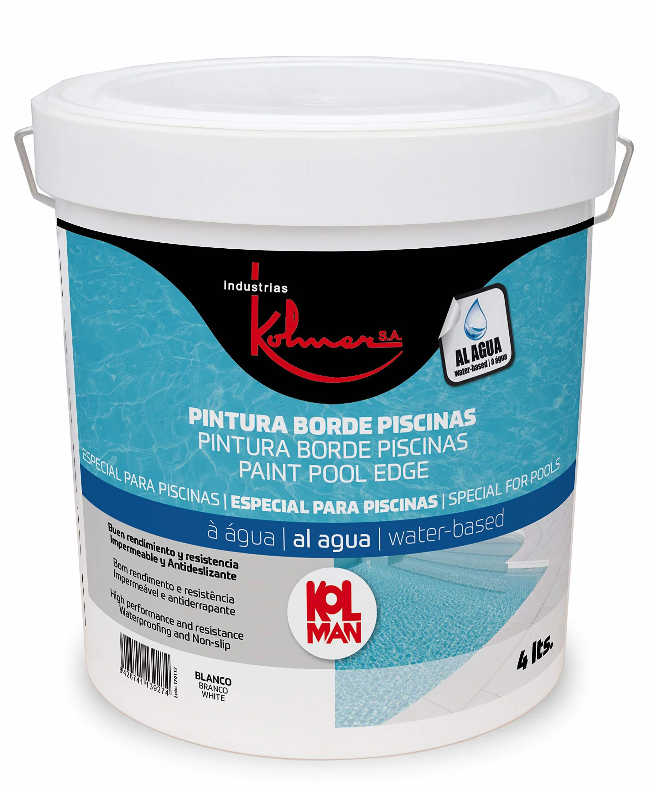 Pintura Borde Piscinas 5kg Kolman