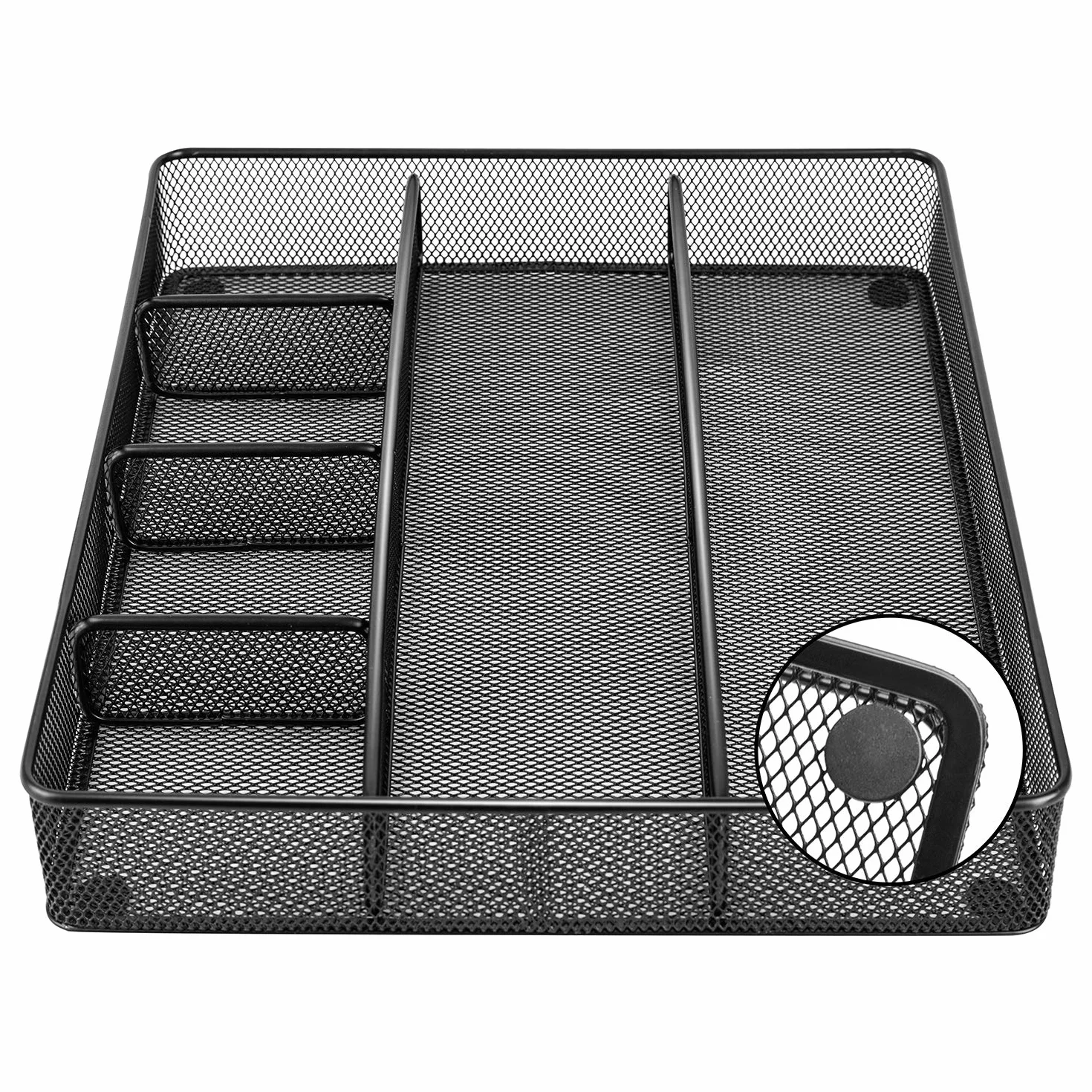 Amazon Basics Mesh Drawer Organizer Black