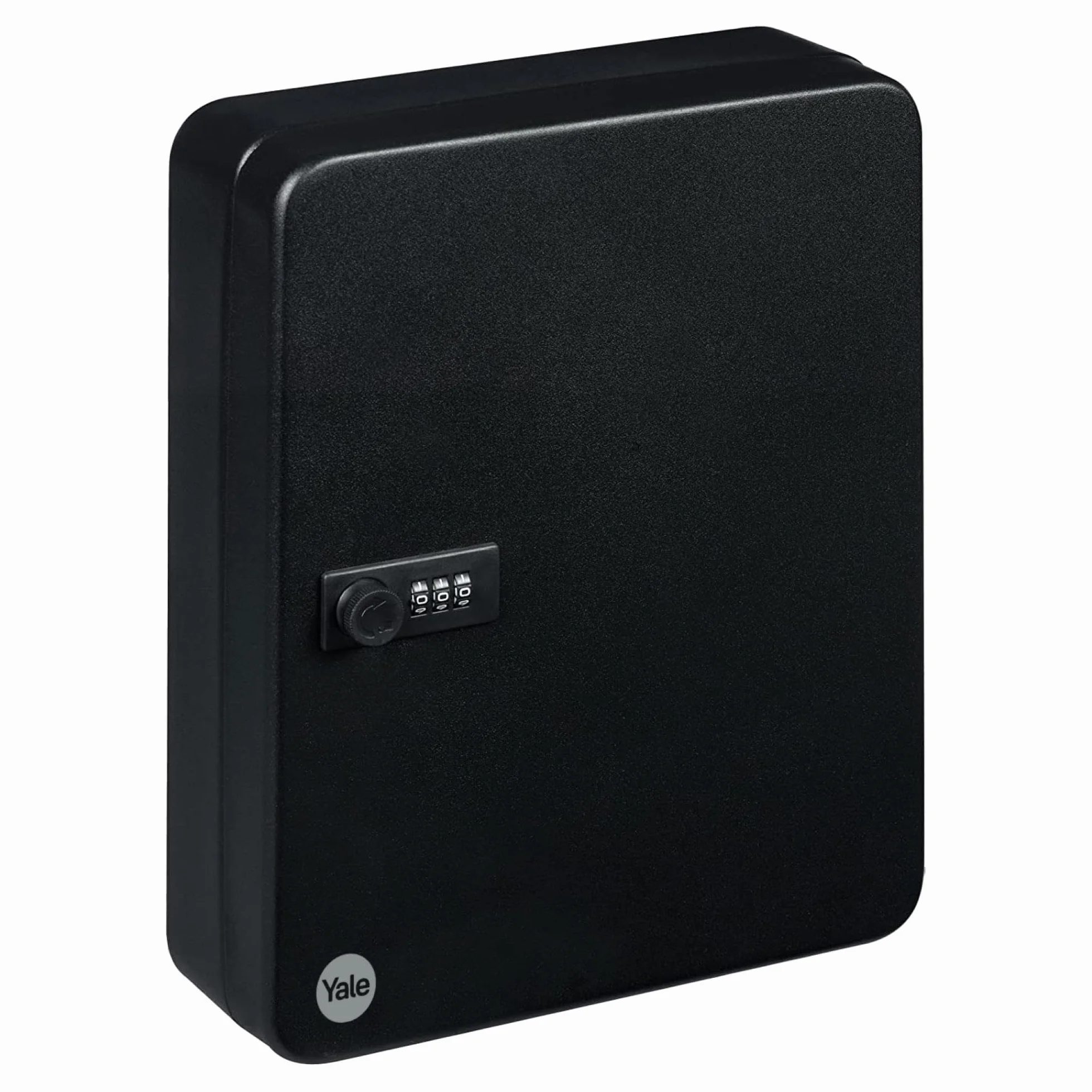 Yale YALYSKB000 Armario para 20 Llaves con Cerradura de Combinación Montaje en Pared Metal Negro 20x16x8 cm