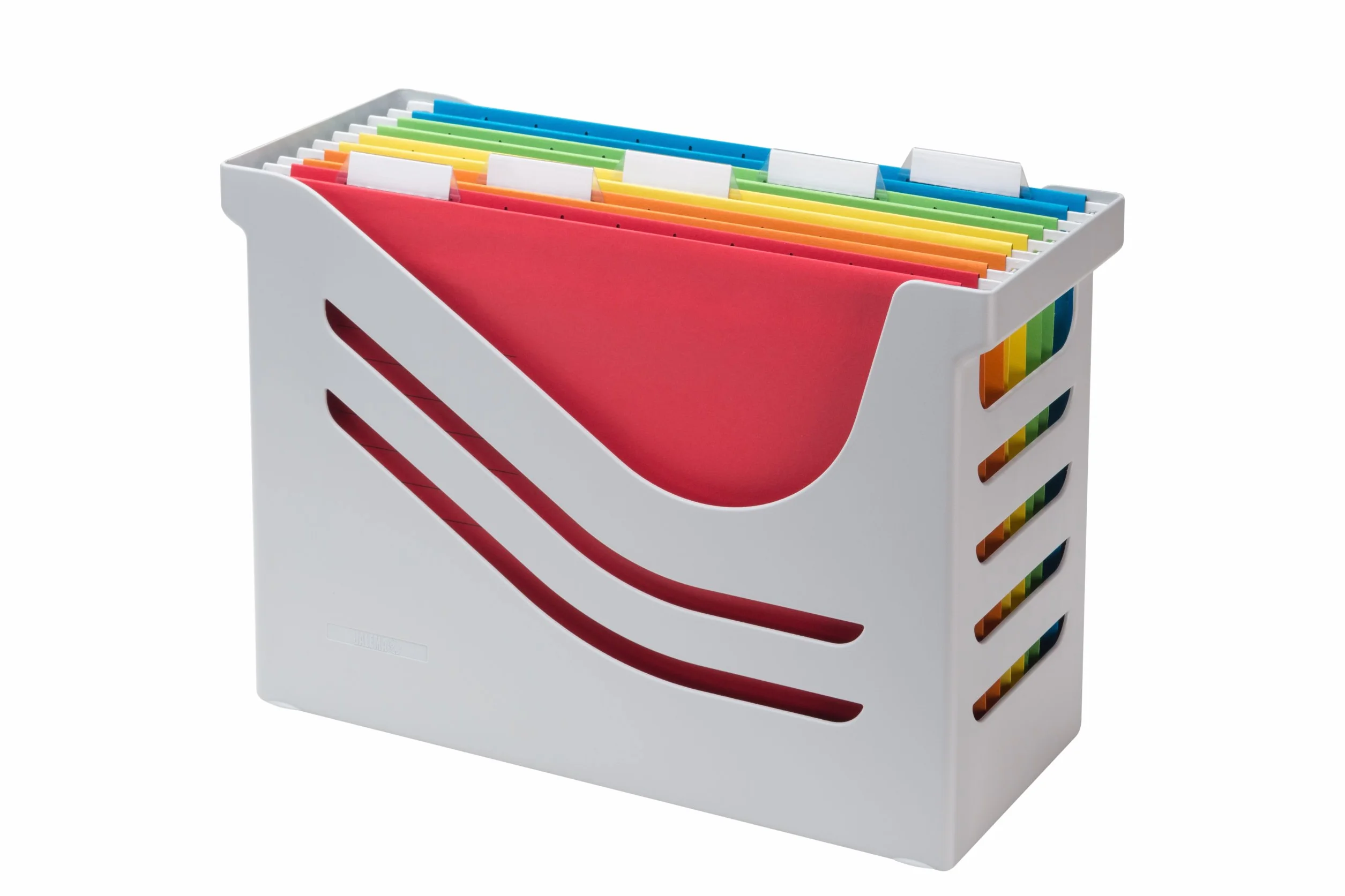 Jalema Re-Solution Caja para carpetas colgantes 5 archivos A4 gris