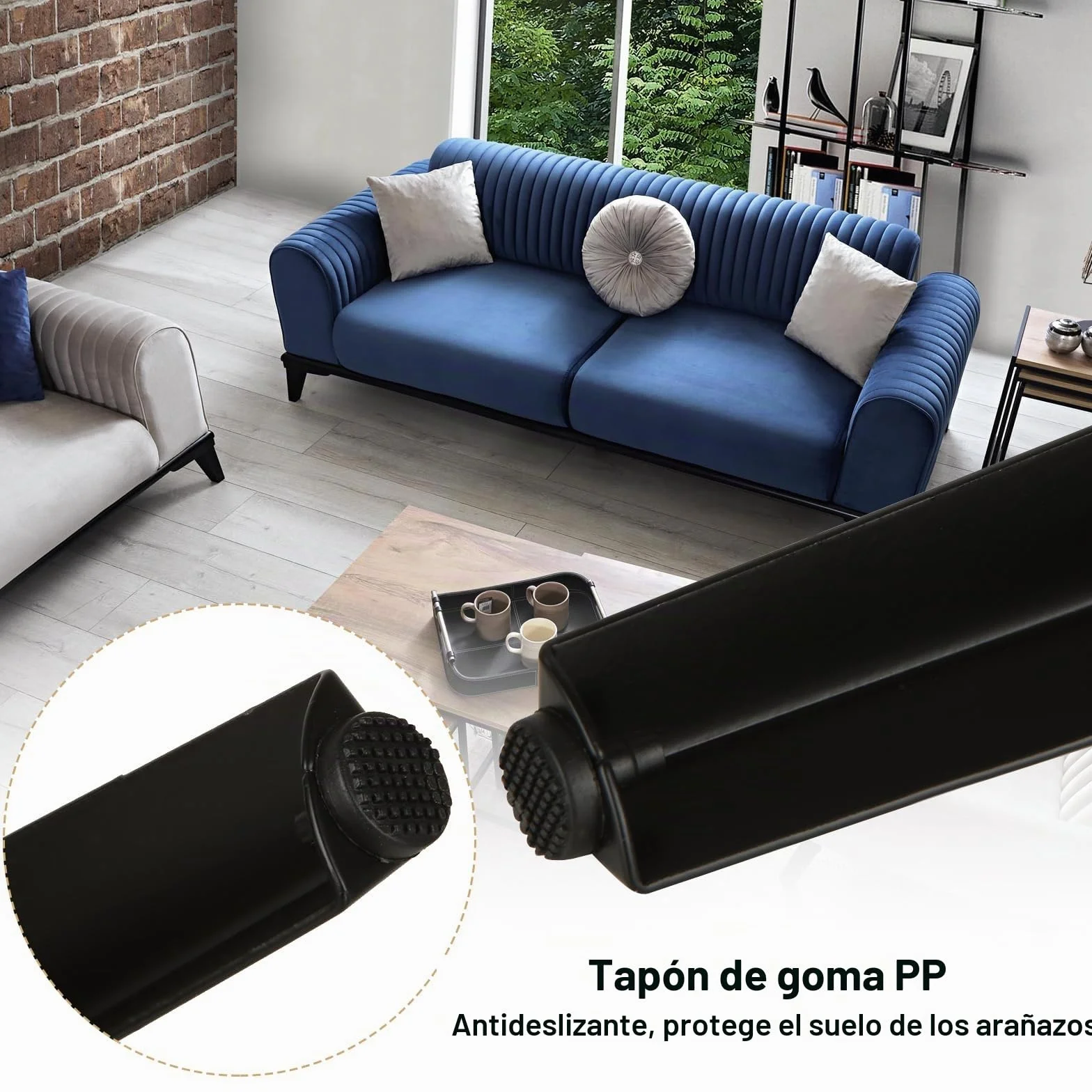SENENQU 12 Piezas Patas para Muebles Negras 15 cm, Patas para Mesas y Sofá con Tornillos, Pies Metálicos de Acero Resistente para Armario, Mueble de TV y Cama
