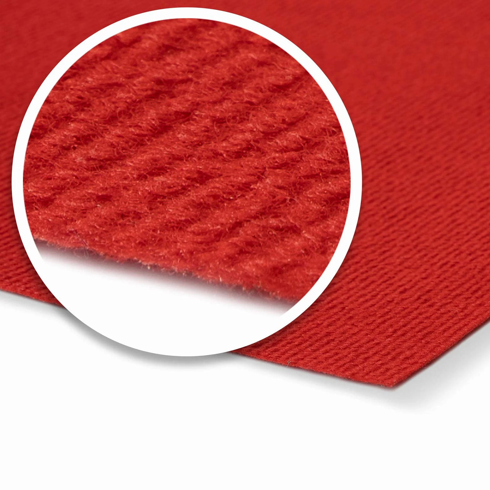 Floordirekt Alfombra para ferias Sintra | Suelo ideal para ferias, bodas y eventos | Alfombra para eventos en muchos colores y tamaños (100 x 2000 cm, Rojo 0711)