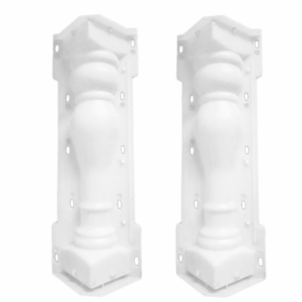 Pyatofly 60 x 14 cm Columna Molde Balcón Jardín Piscina Cerca Barandilla de Hormigón Molde Columna Edificio Barandilla