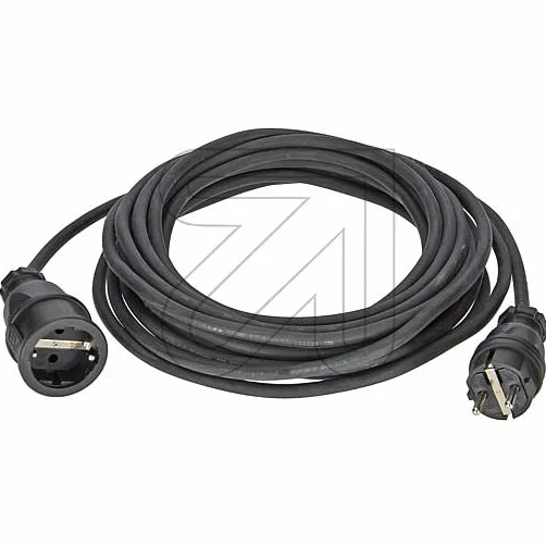 Cable alargador * Varios modelos y ámbitos de aplicación * (10 m, negro Schuko IP44)