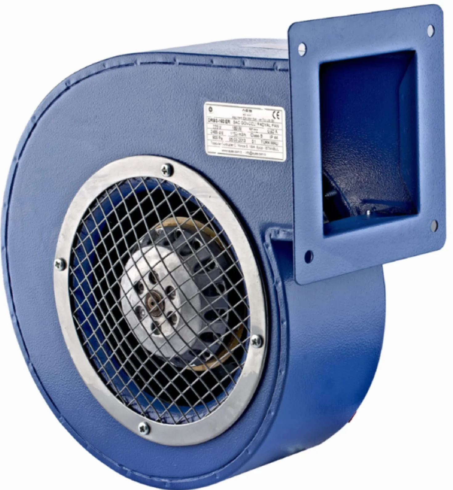 UZMAN Ventilador Radial Industrial - Soplador de Presión y Caldera de Forja - Ventiladores de Aluminio o Chapa de Acero - 230 V - 450 m³/h hasta 1150 m³/h (RV 160 ER)