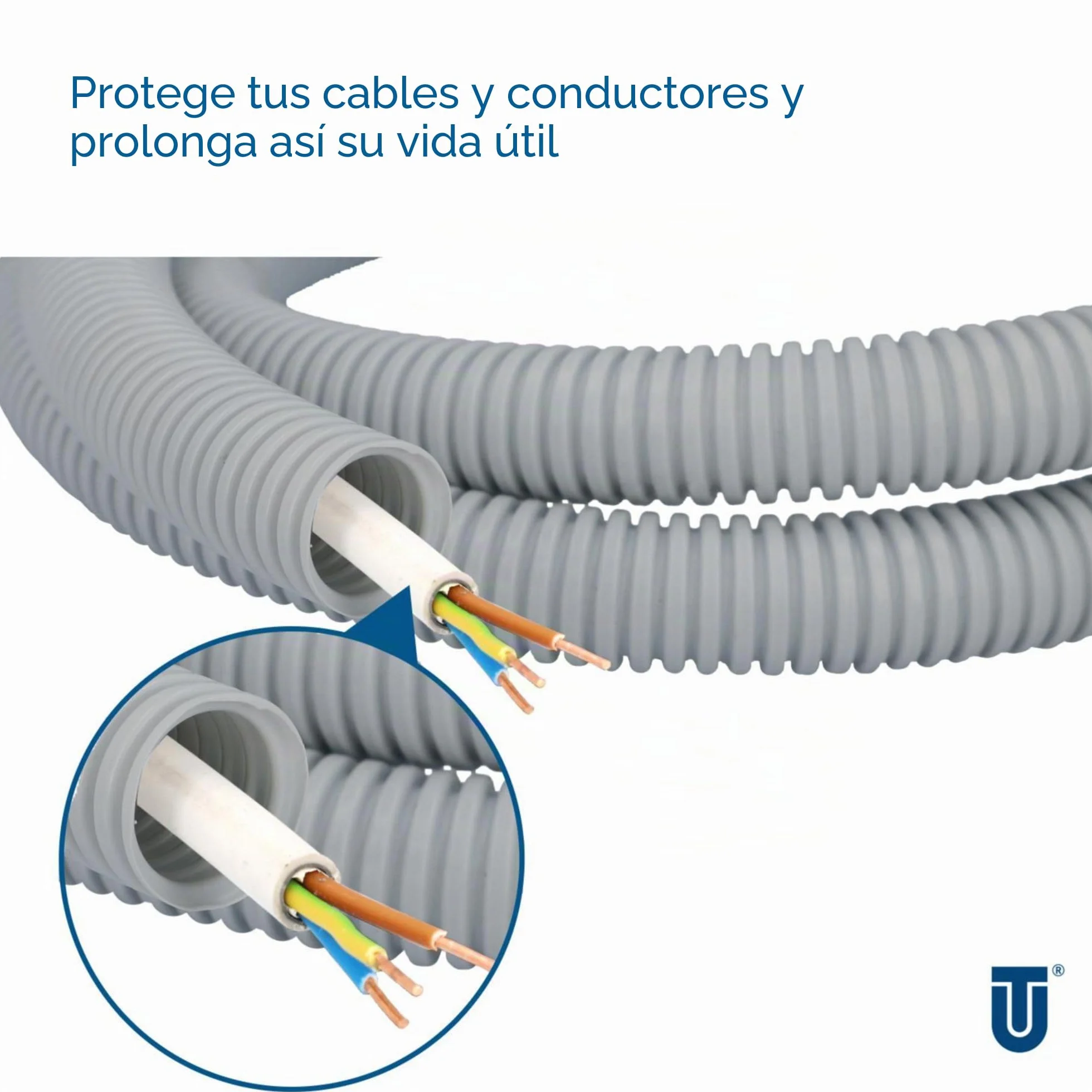 Unitec 407011 - Tubo para cableado eléctrico