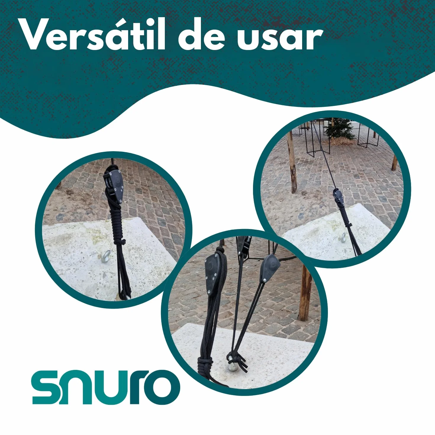 Cuerda de nailon (6 mm, 50 m, negro) – Paracord de poliamida trenzado resistente, resistente al desgaste y sólido, carga de rotura de 622 kg