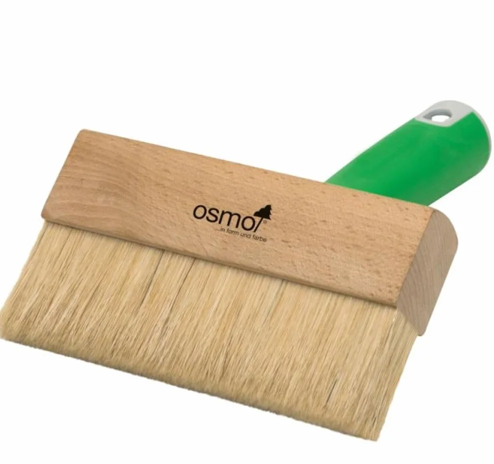 Osmo - Brocha para suelo con mango, especialmente adecuada para suelo de balcón o terraza, 150 mm