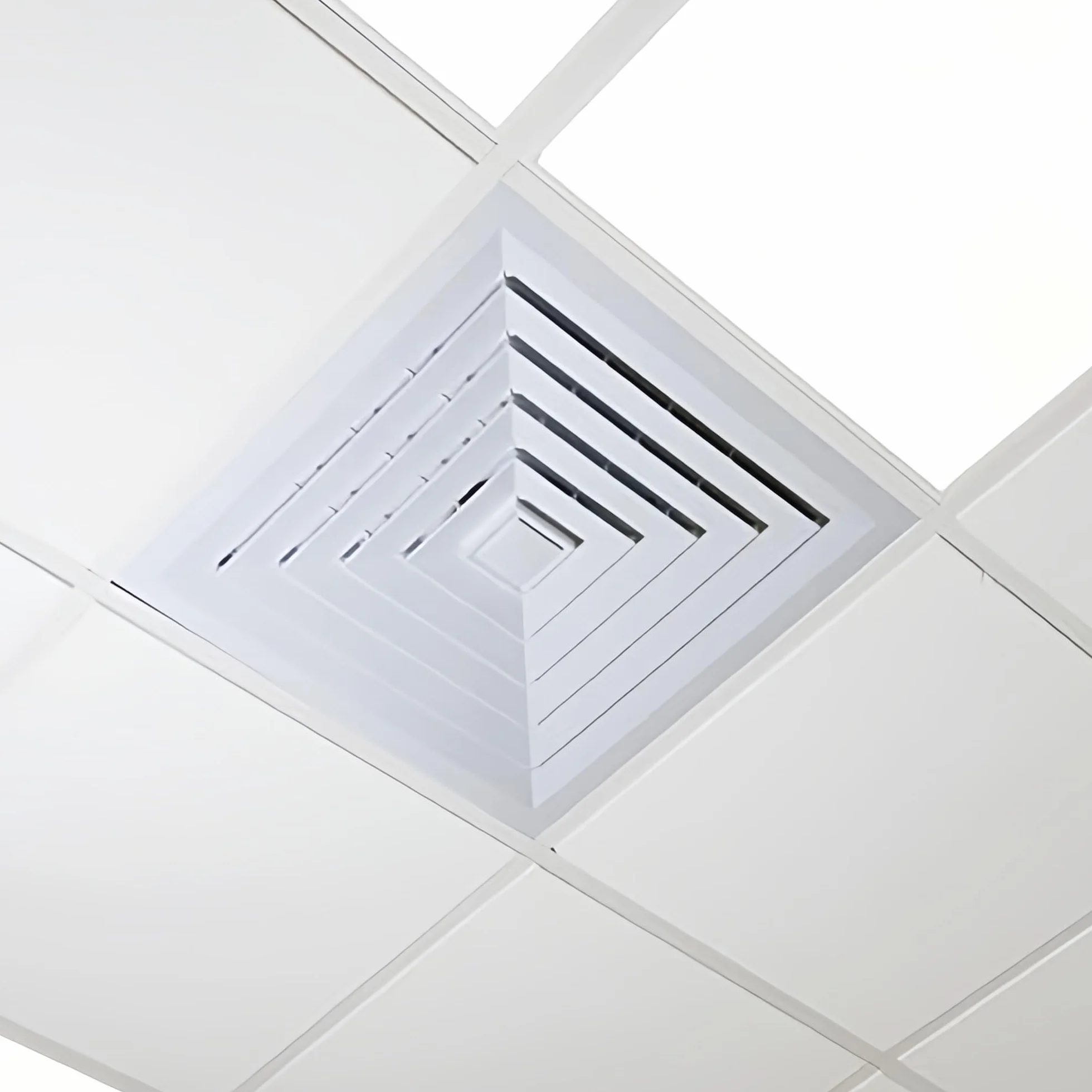 LEDUNI Extractor 60X60 cm 50W IP44 100Ø 650 m3/hora con Compuerta Antirretorno