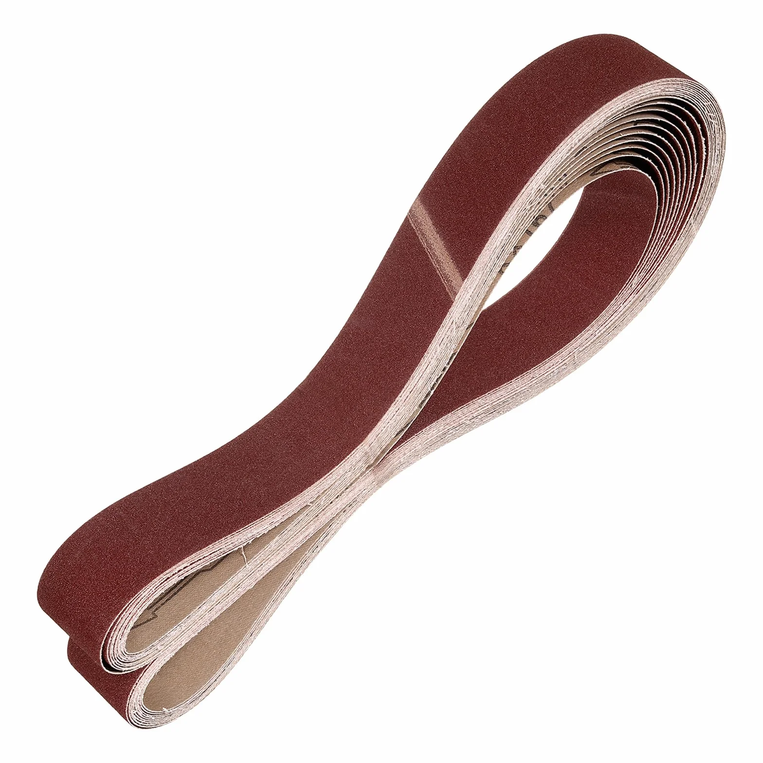 sourcing map Bandas de lijado de 50 mm x 1829 mm, 30 unidades de grano 40/120/400 de óxido de aluminio, lijadora abrasiva para carpintería, pulido de metal, afilador de cuchillos
