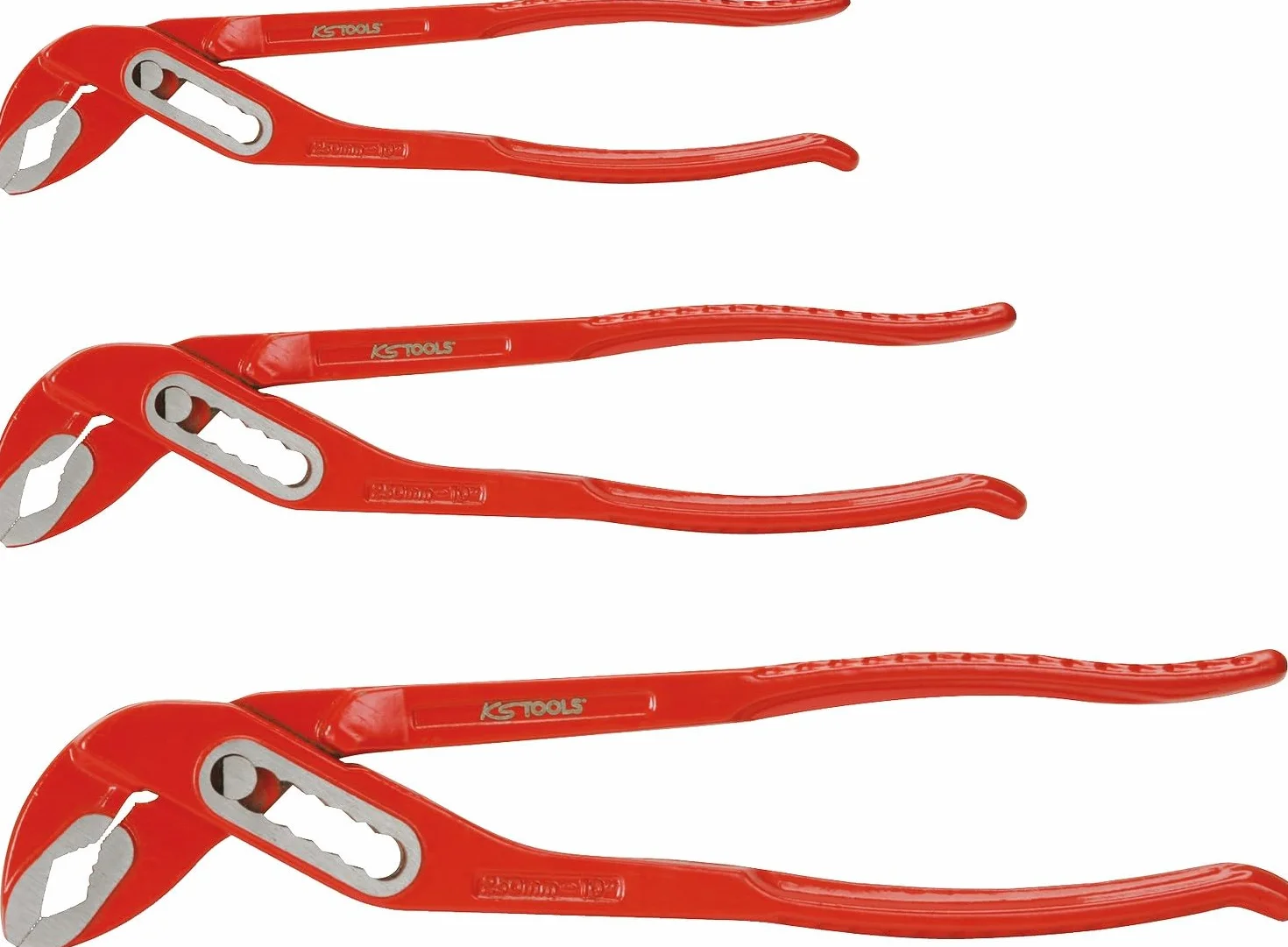 KS Tools 115.0000 Juego de picos de loro, 3 pzs, 7" -12"