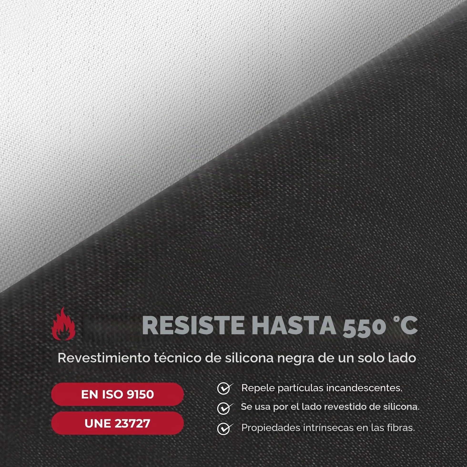 TEXFIRE Manta Soldadura Weld S1 550ºC Ligera y Flexible