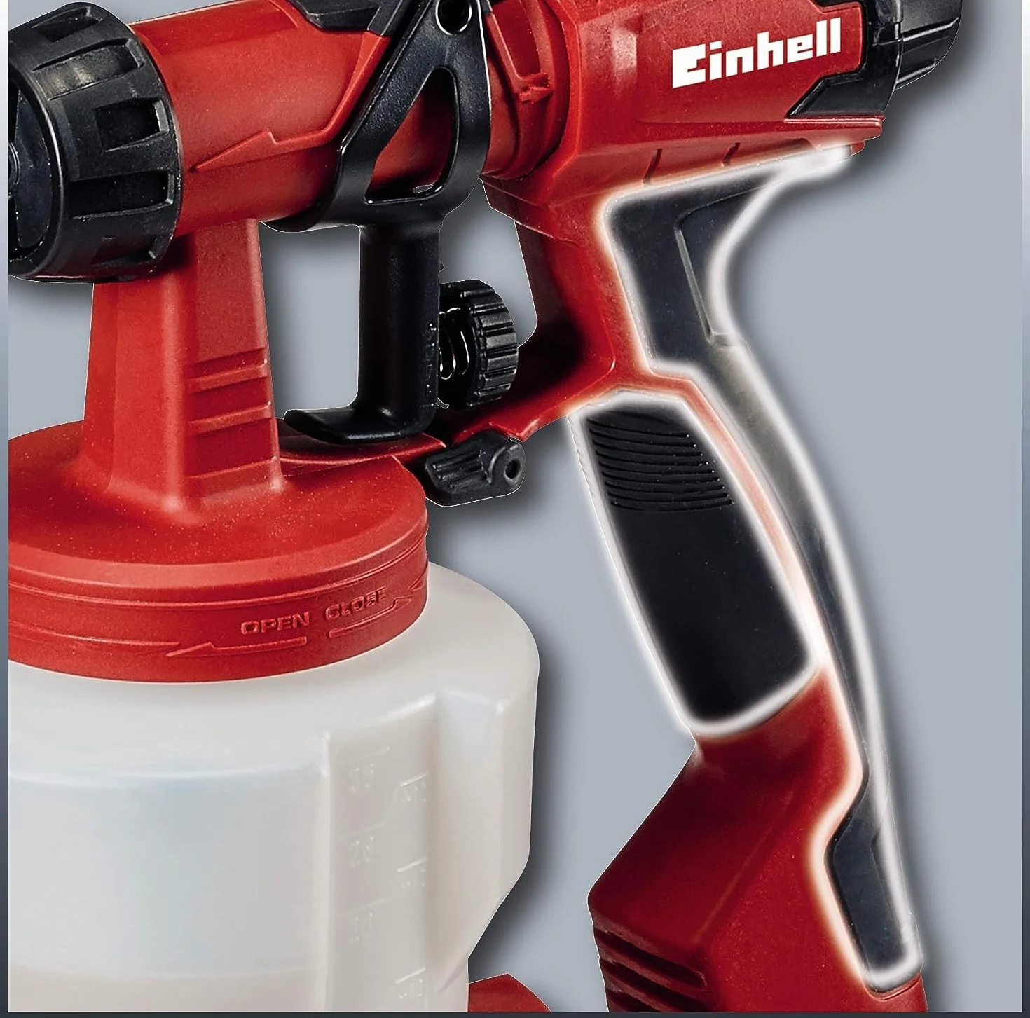 Einhell Sistema eléctrico de pulverización de Pintura TC-SY 700 S (700 W, Semi-estacionario, áreas de Trabajo Medianas y Grandes, para Barnices, esmaltes y Pinturas para Paredes Interiores)