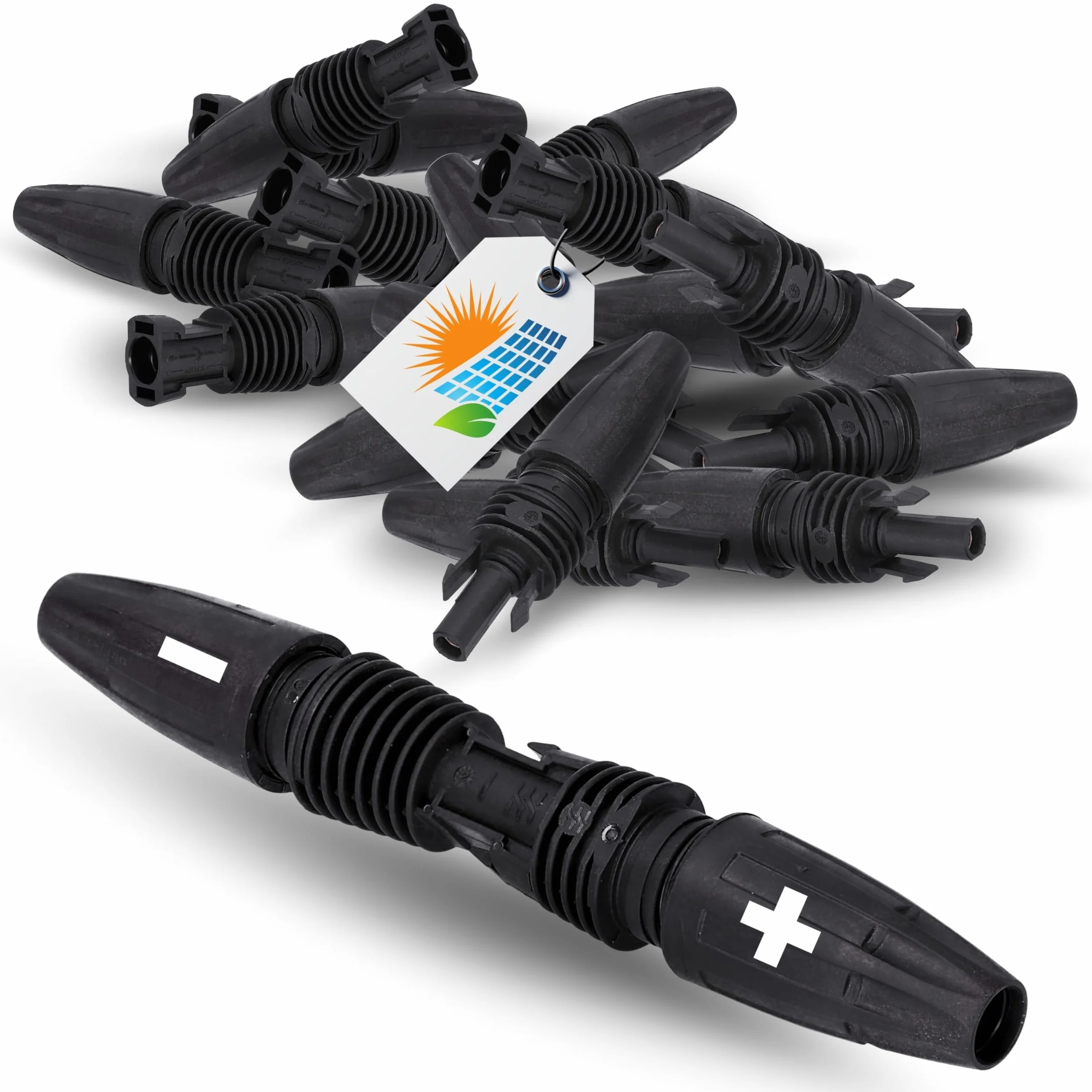 Weidmüller 10x PV Stick Conectores Fotovoltaicos - Tecnología Snap In | Juego de 10 conectores solares macho y hembra para cables de 4-6 mm2, 1500 V CC, resistentes de -40 a 85 °C, norma IEC