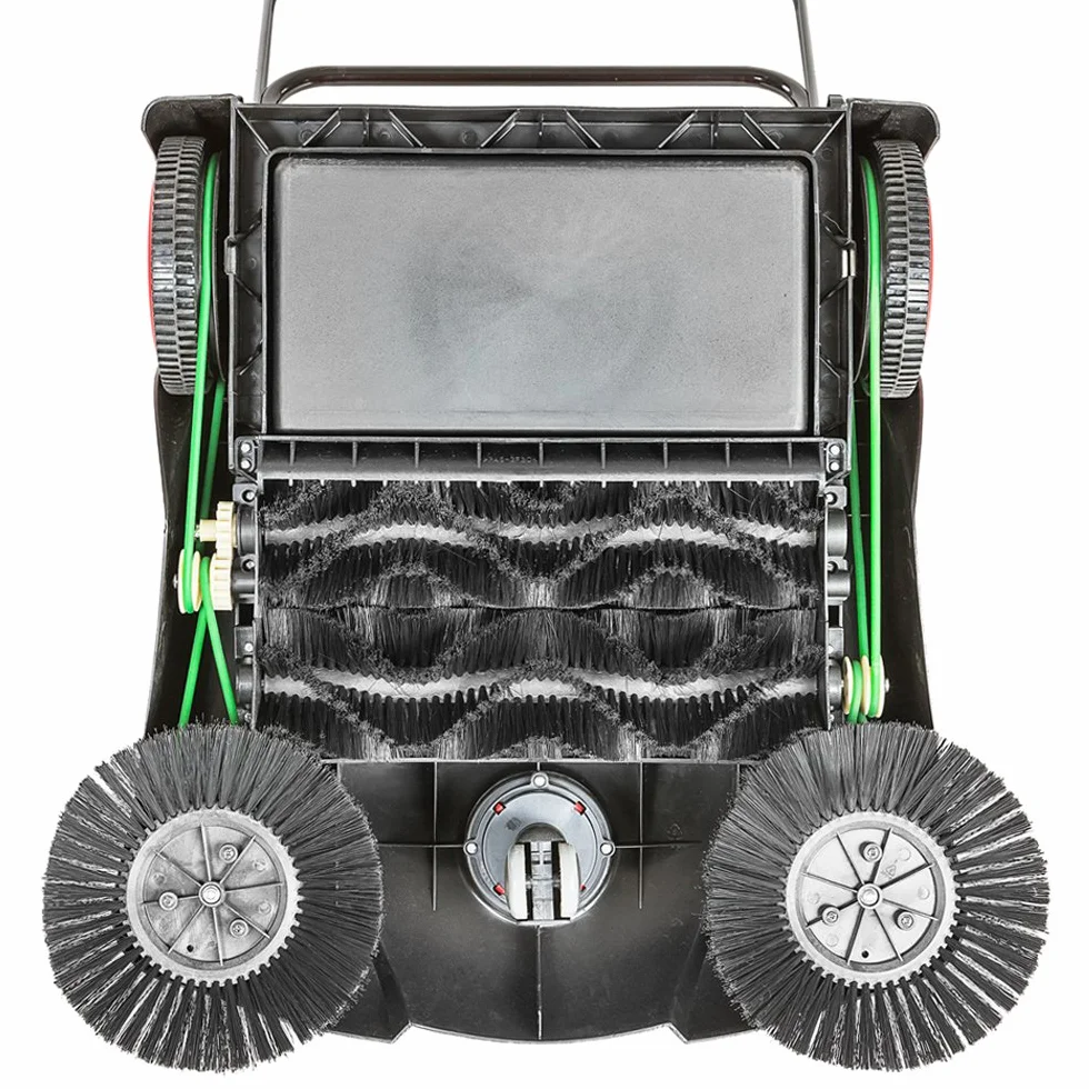 TecTake Barredora mecánica Manual Barrendero 20 litros Ancho de Trabajo 70 cm