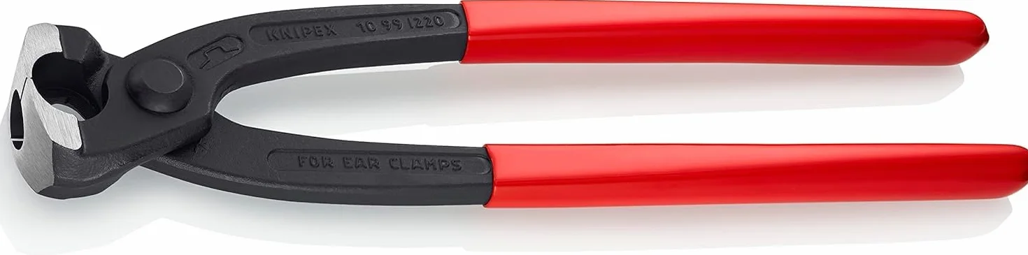 KNIPEX Alicate para abrazaderas de oreja recubiertos de plástico 220 mm, 10 99 I220
