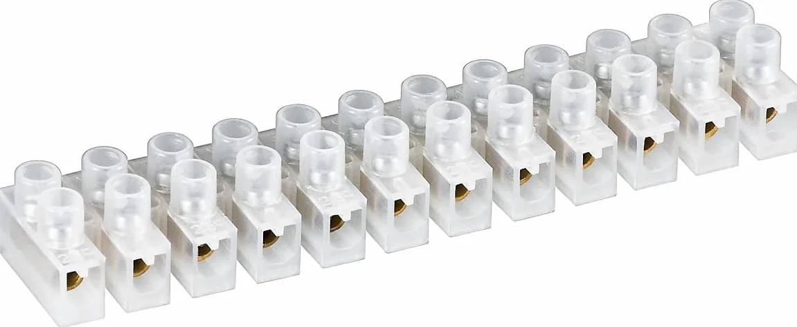 CABLEPELADO Regleta de conexión de Cables eléctricos | Clema/Empalme Cable | Apto para Sección 6mm | Intensidad 5A | Transparente