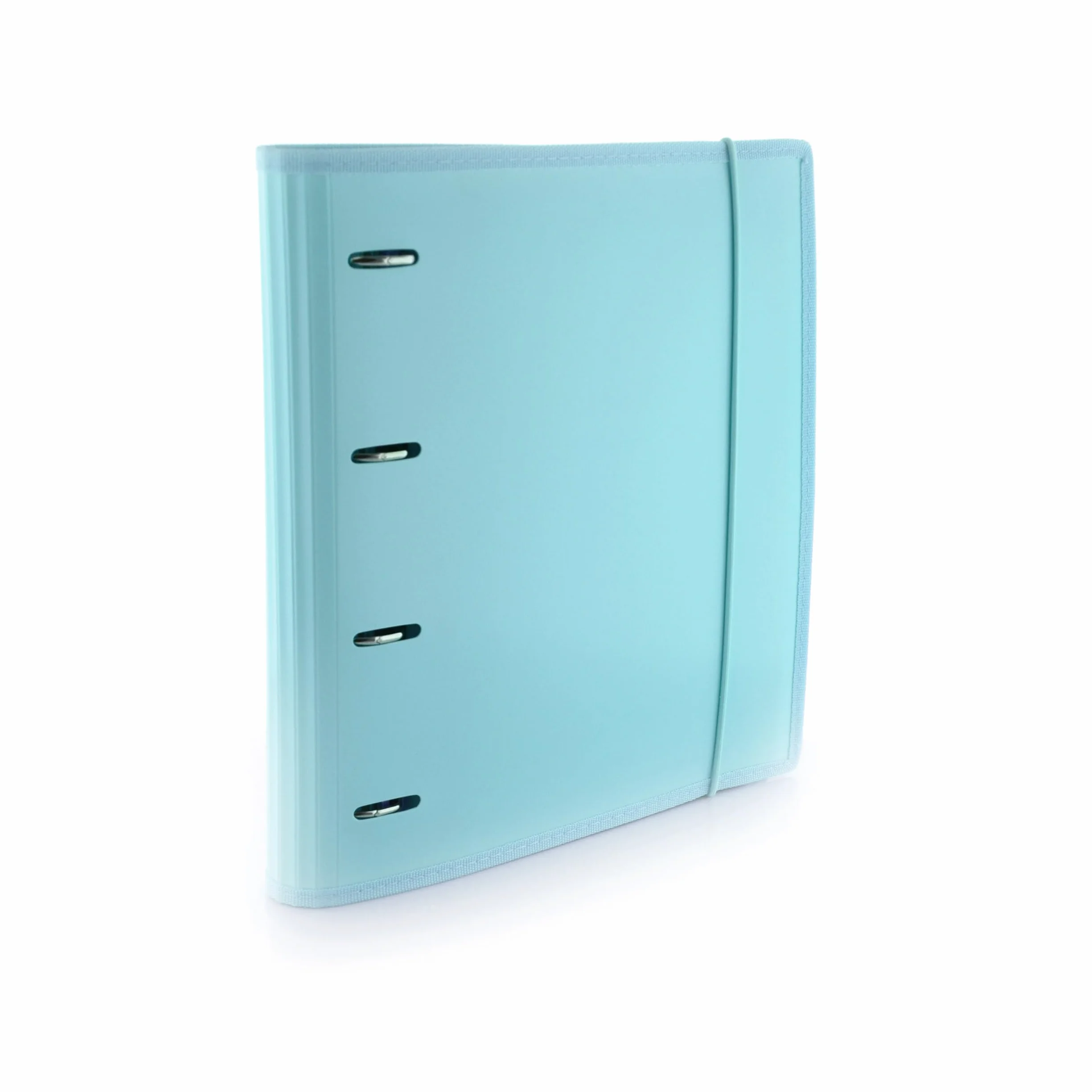 Office Box Carpeta 4 Anillas A4 Blush Pastel Azul Blush con 100 Hojas y Separadores