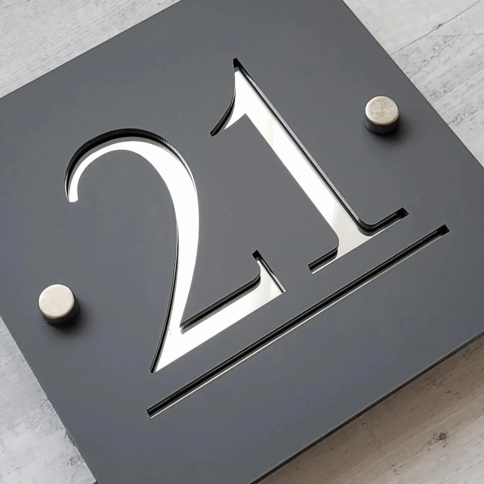 Letrero de número de casa personalizado, placas de dirección personalizadas con nombre de calle, números de casa para exteriores, placa flotante 3D moderna para puerta, placas para exteriores y arte