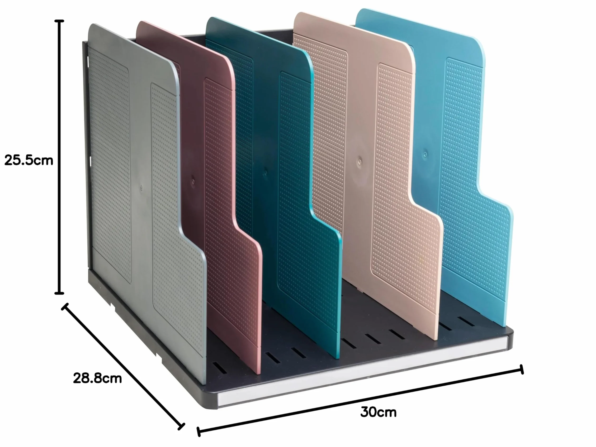 Exacompta Clasificador vertical MODULOTOP 5 separadores Skandi A4+ 30x28,8x25,5 cm Surtido