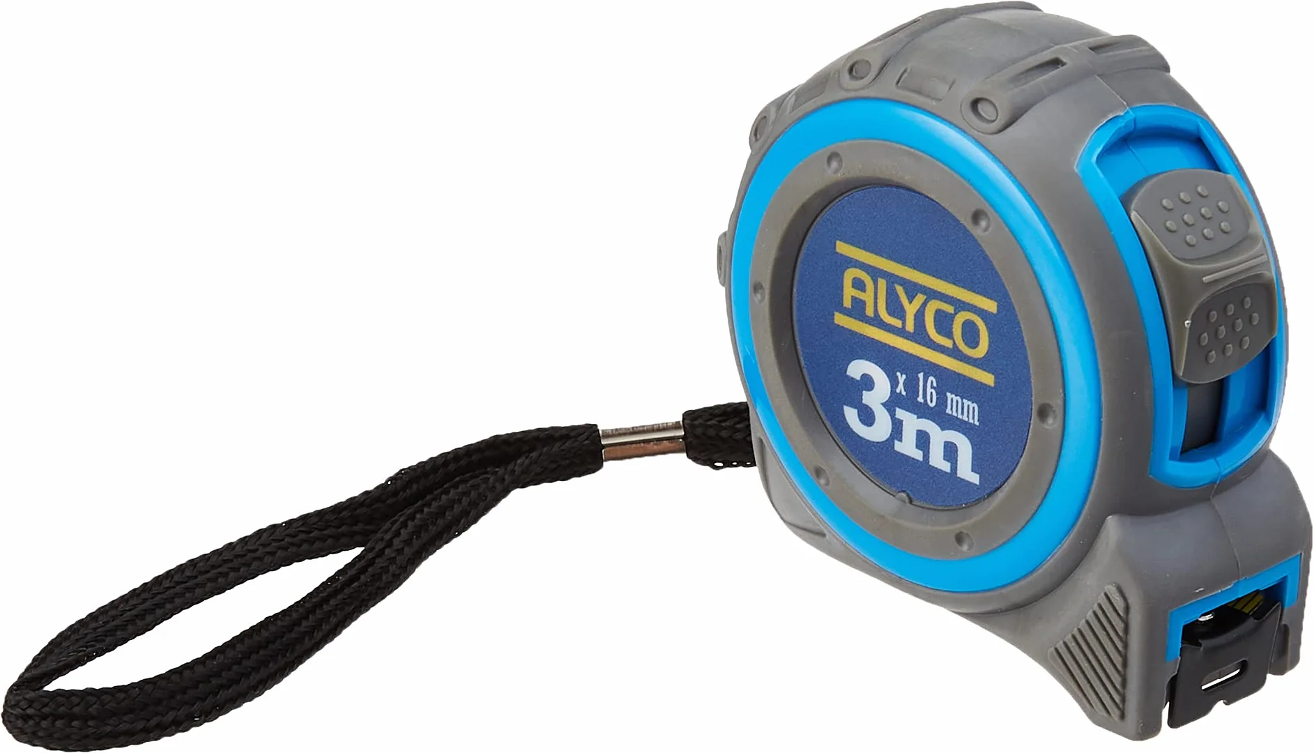 Alyco Cinta métrica 3 metros Azul