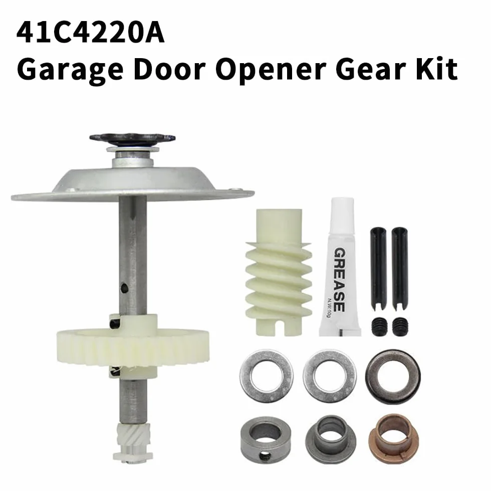 wefenad 41C4220A - Kit de engranajes para abridor de puerta de garaje, engranaje y piñón de repuesto para Liftmaster, Chamberlain, Sears, Craftsman 1/3 y 1/2 cadena DrModels