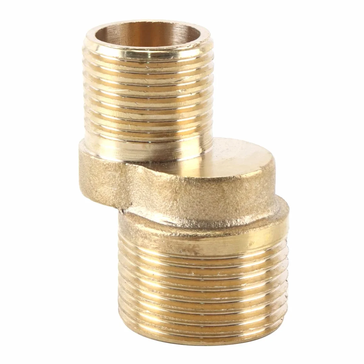 Adaptador de Grifo de Ducha 2 Unidades, Conector de Pared Flexible 1/2" 3/4" Rosca Externa Accesorio Baño Cocina