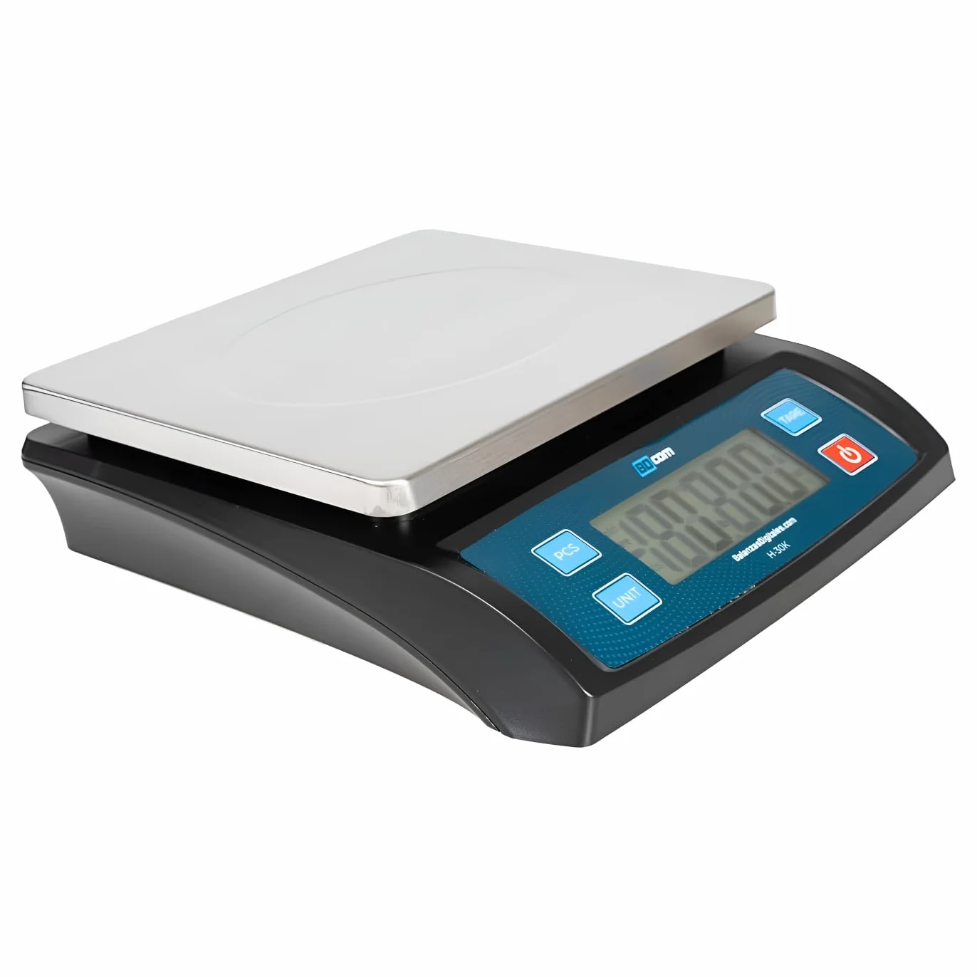 BDCOM Balanza Postal Industrial BD-802 30 Kg 1g Precisión Plato 21x17 cm