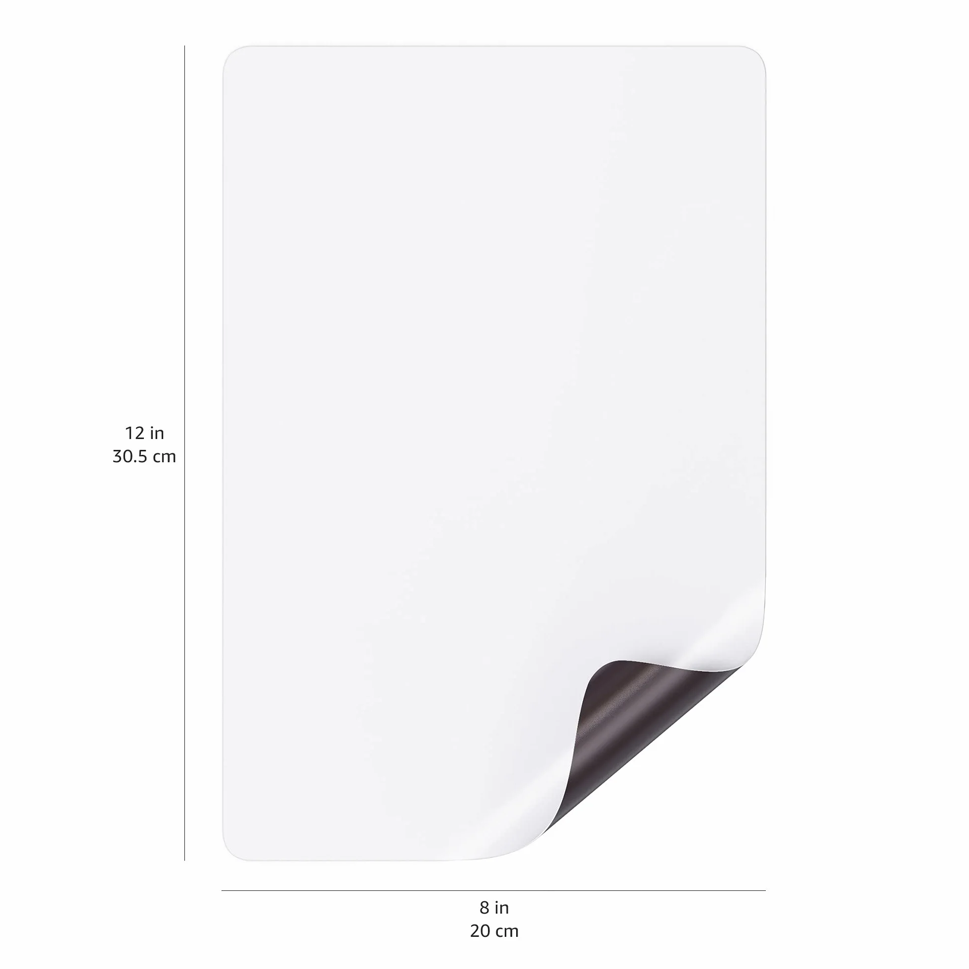 Amazon Basics Magnetyczna Tablica Suchościeralna 20,3 x 30,5 cm 3 Sztuki Biała
