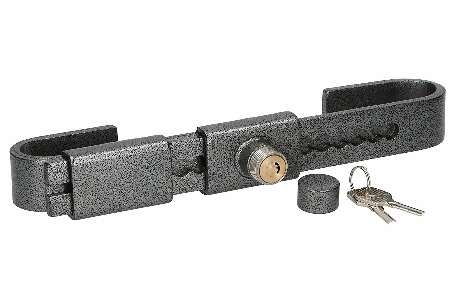 Candado Antirrobo Bloqueo de Falleba Ajustable de 220 a 430 mm. (38 mm.) Cerradura puertas Camión para contenedores, semirremolques con Fallebas. Acero Endurecido