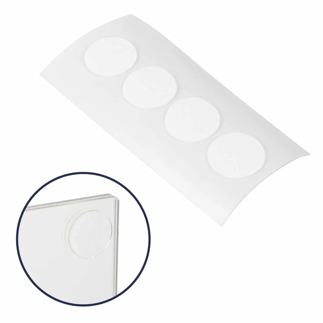 Soporte de Pared Metacrilato A4 Vertical para Carteles, Expositor Adhesivo Doble Cara, Acrílico Transparente (5 unidades)
